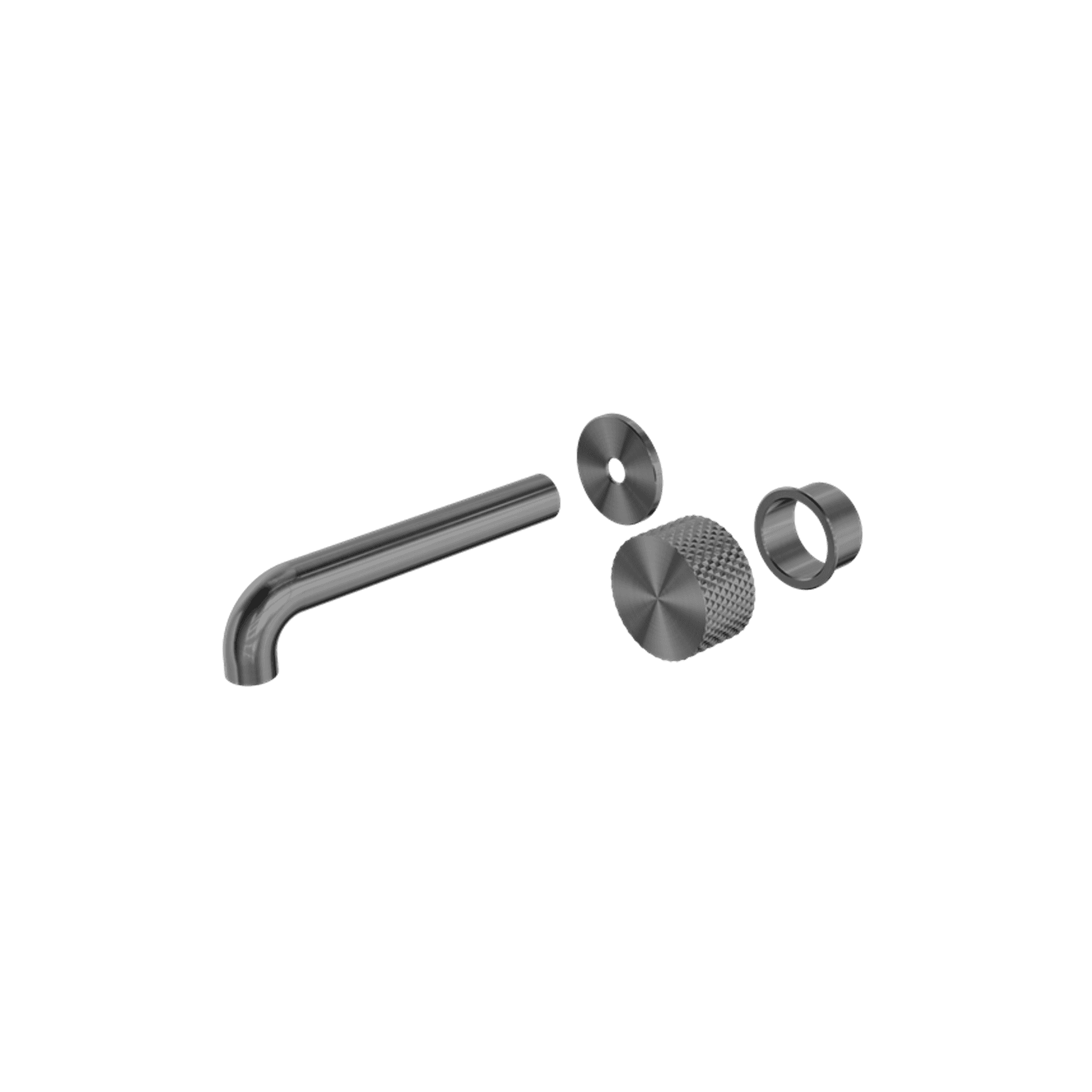 Opal Wall Basin/Bath Set 185mm Kit Graphite