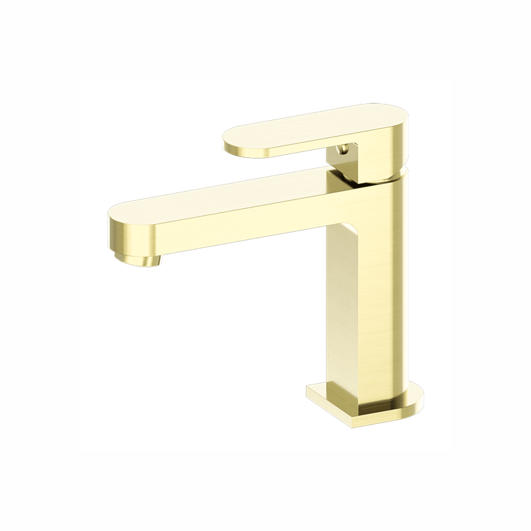 Ecco Basin Mixer Brushed Gold
