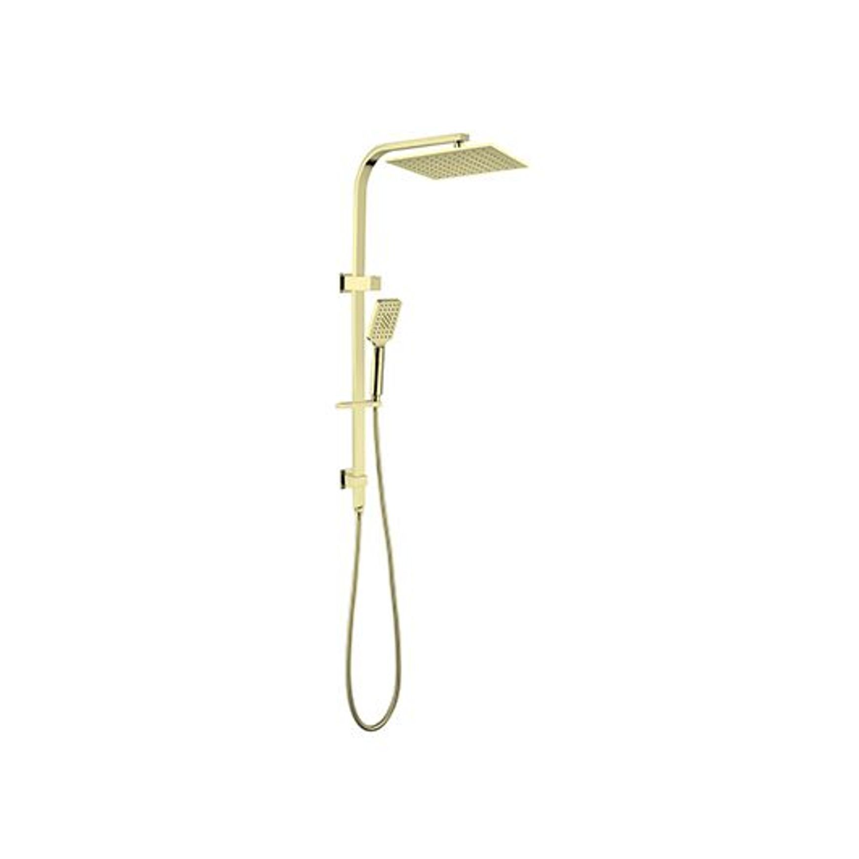 Celia Twin Shower Brushed Gold