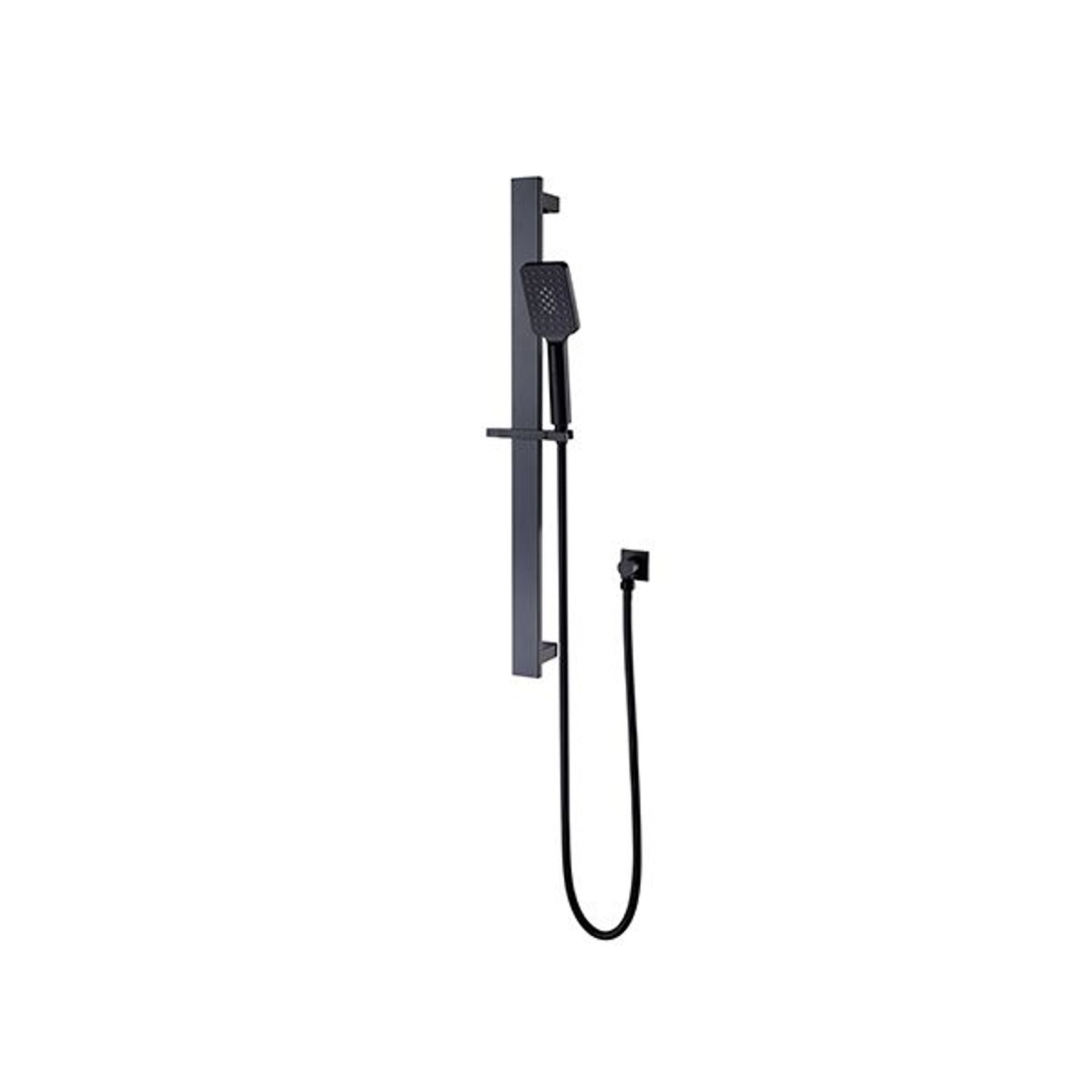 Celia New Shower Rail Matte Black