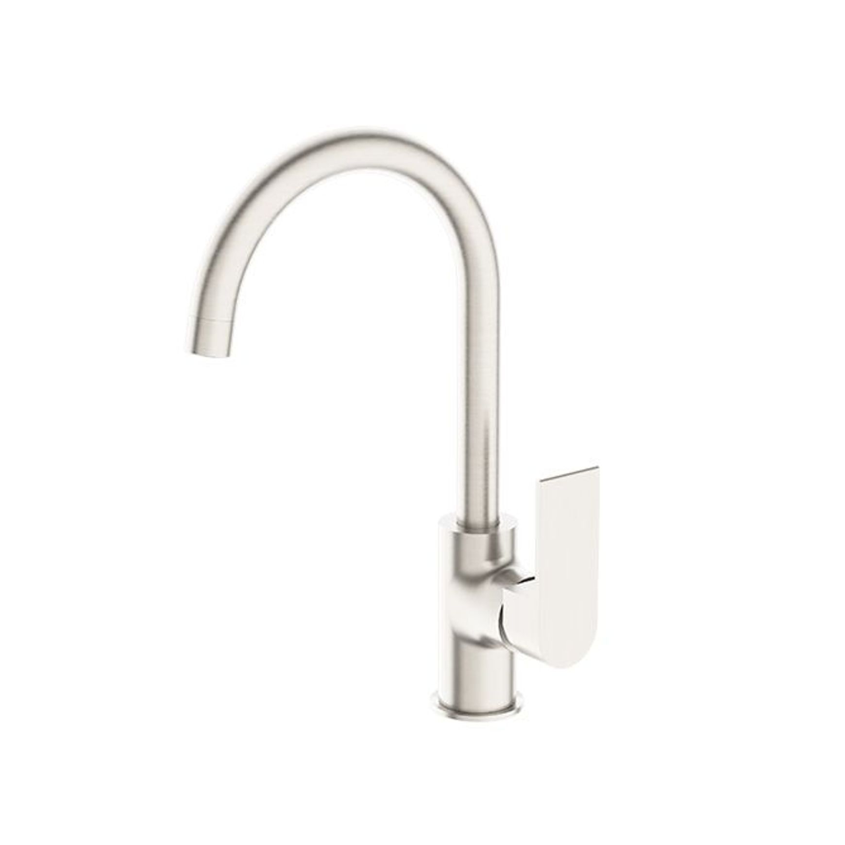 Bianca Kitchen Mixer Gooseneck Spout | Brushed Nickel