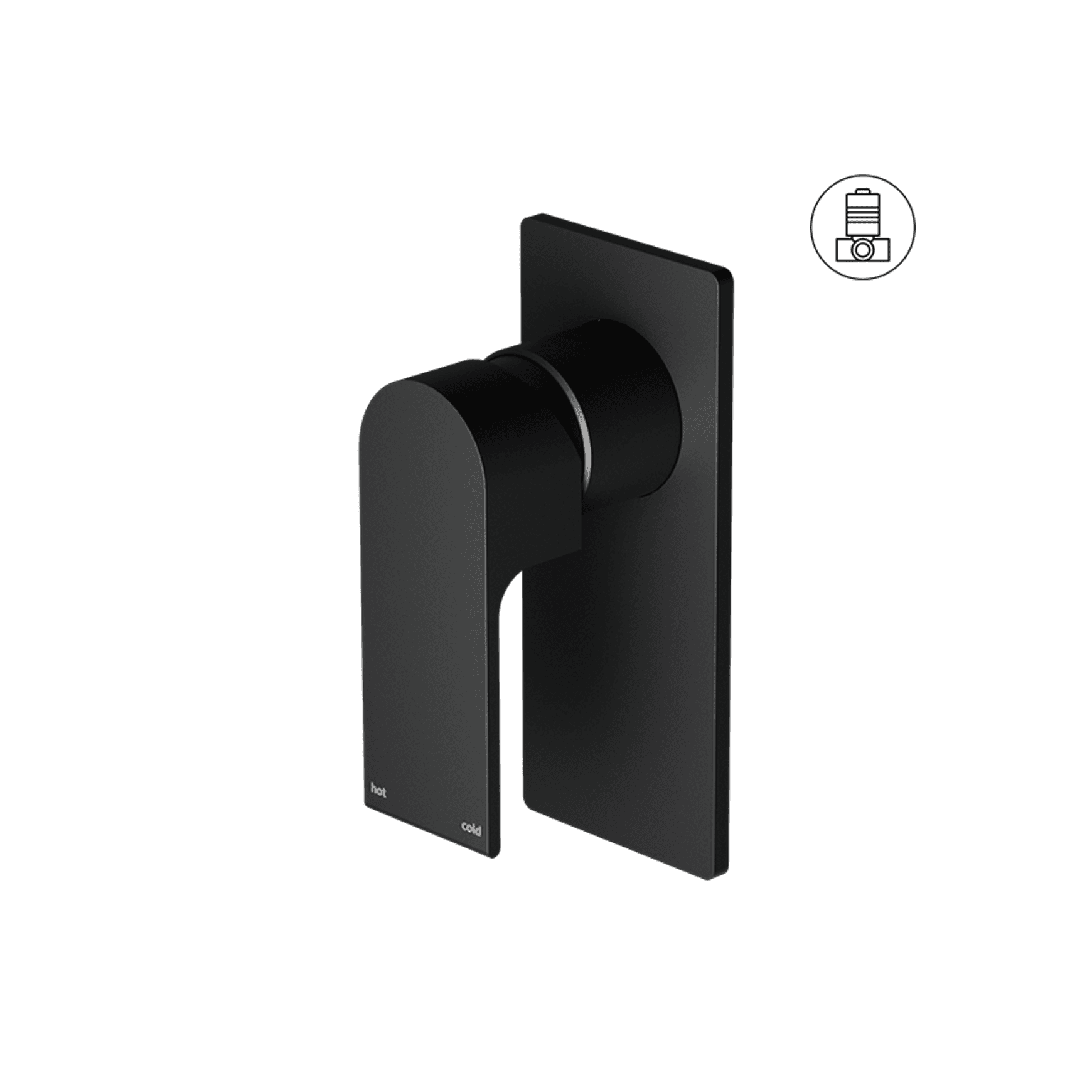 Bianca Shower Mixer | Matte Black