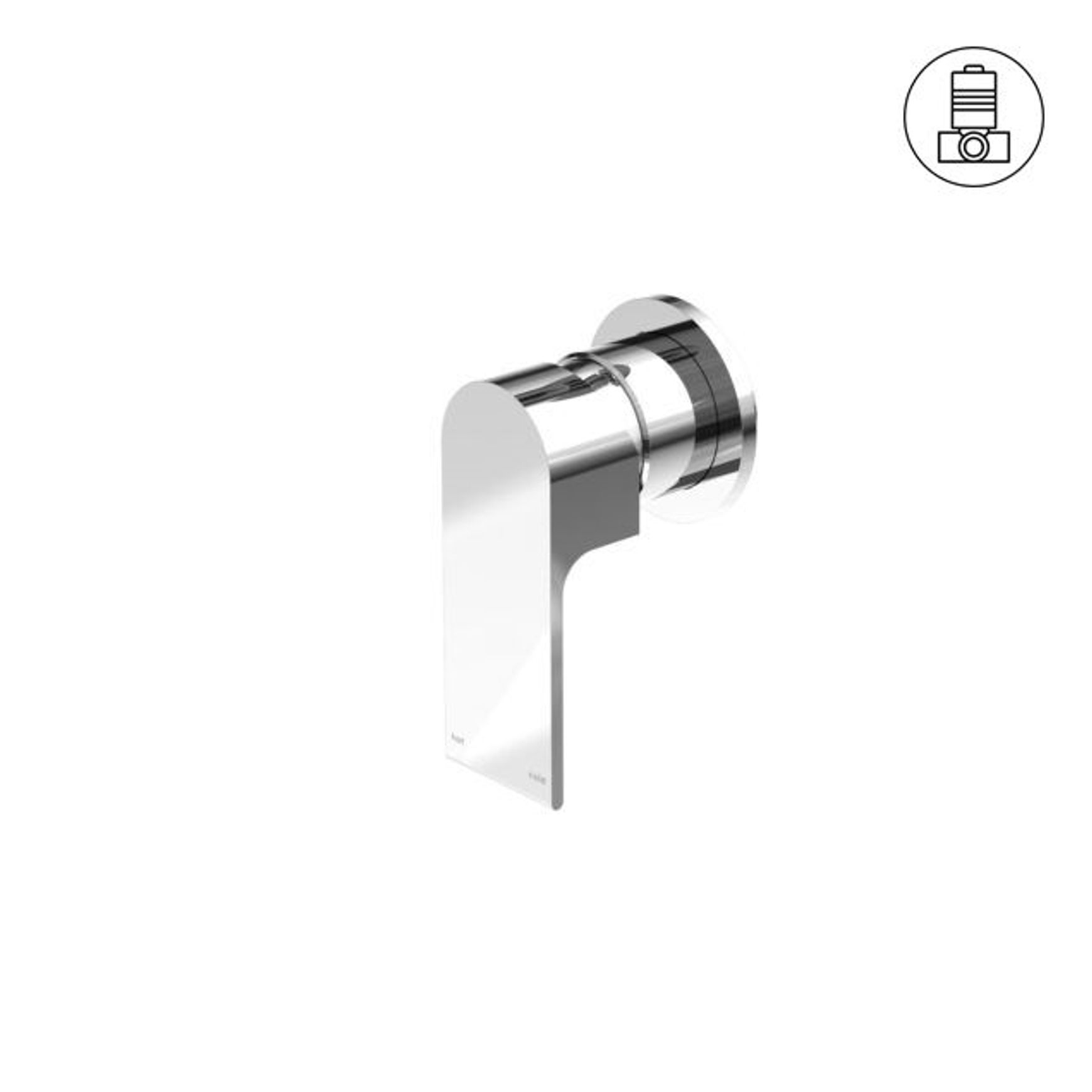 Bianca Shower Mixer 80mm Plate | Chrome
