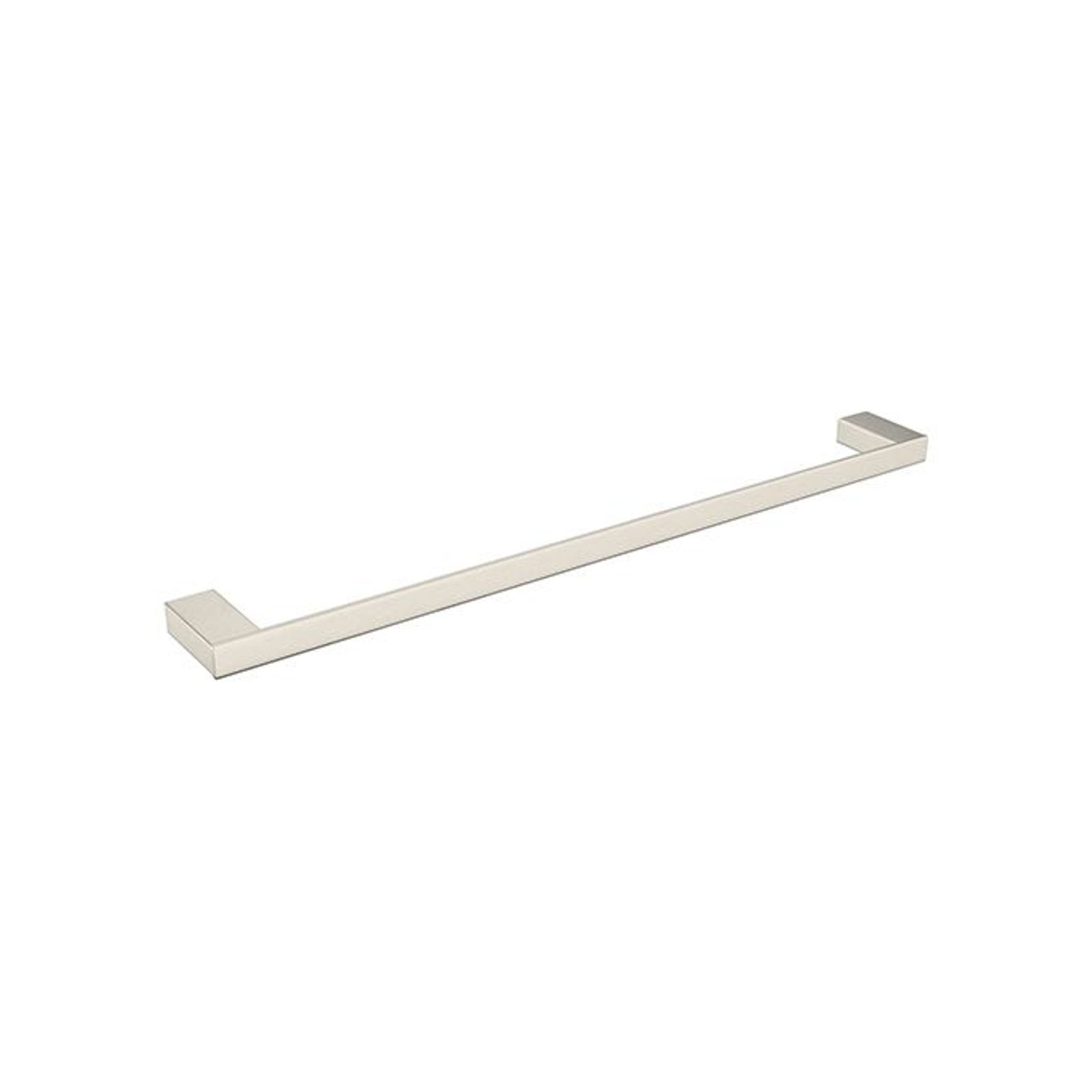 Celia Single Towel Rail 800mm Brushed Nickel