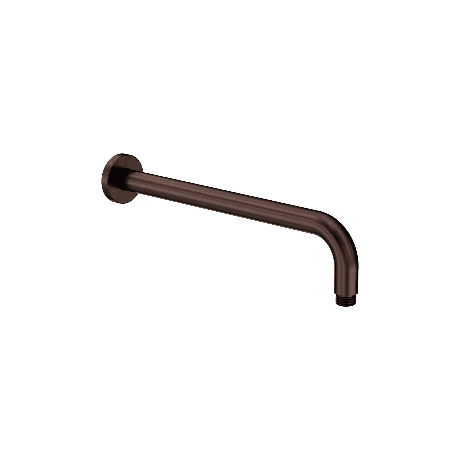 Round Shower Arm 330mm Length Rome Bronze