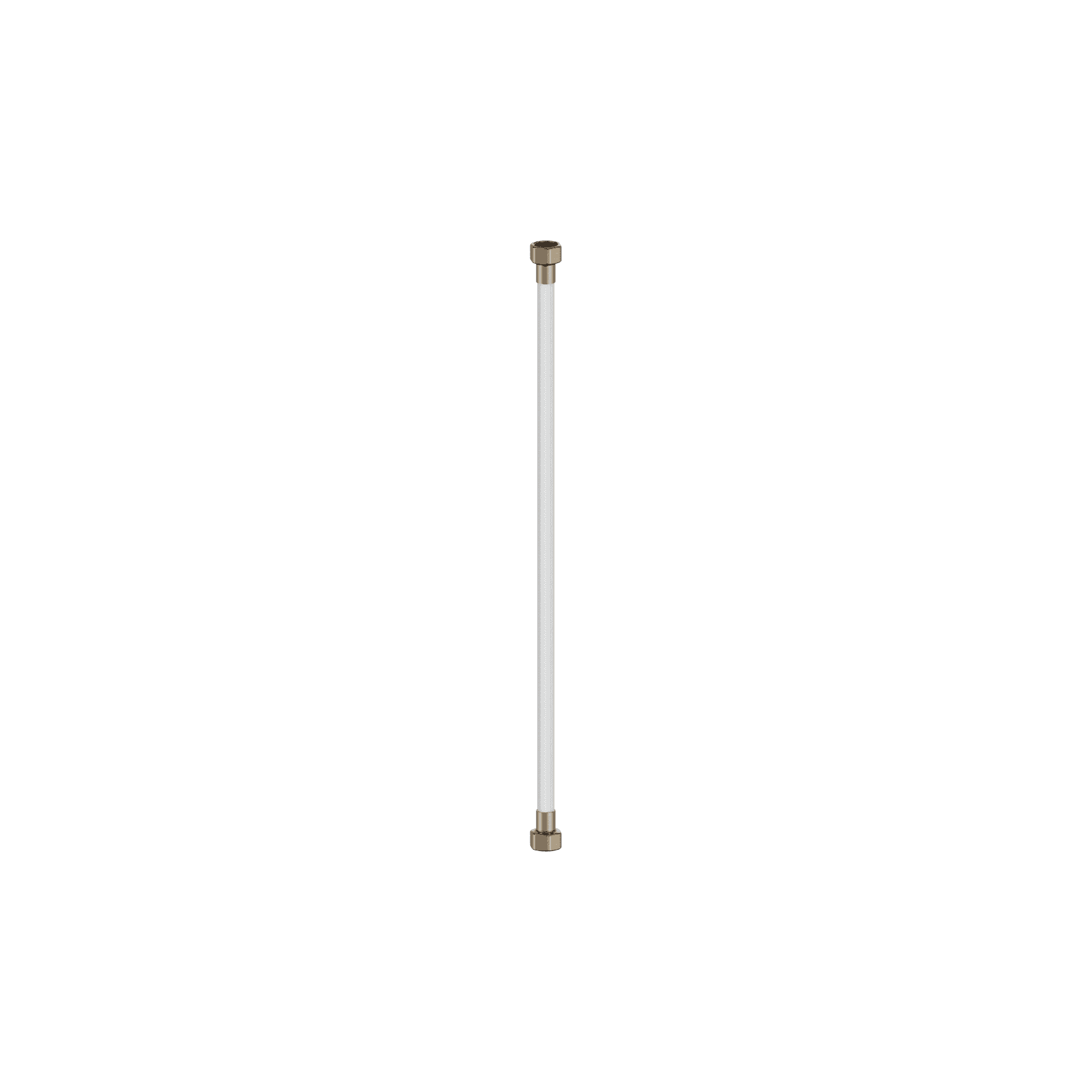 500mm Premium G1/2 Female Flixble Water Connector Hose Brushed Bronze