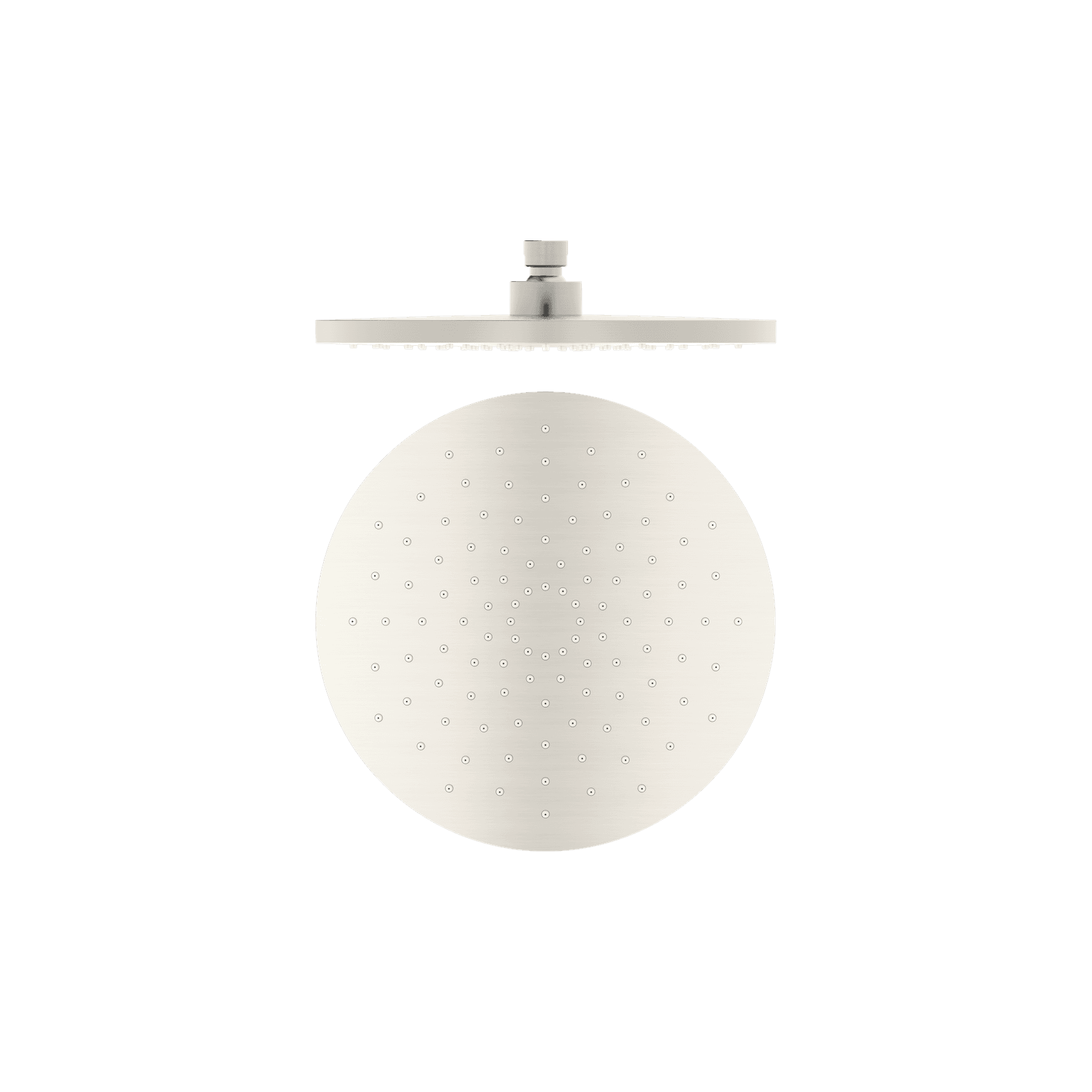 250mm Abs Round Shower Head Brushed Nickel