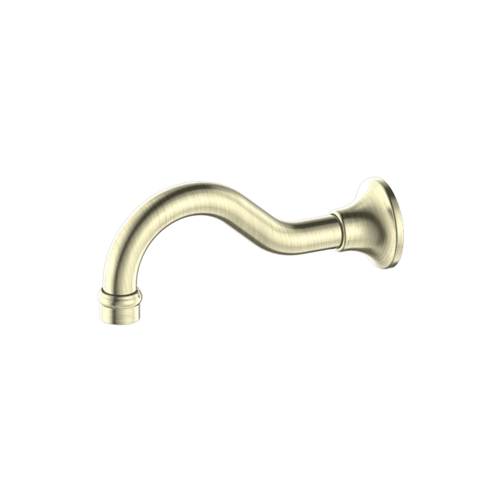 York Bath Spout Only Aged Brass
