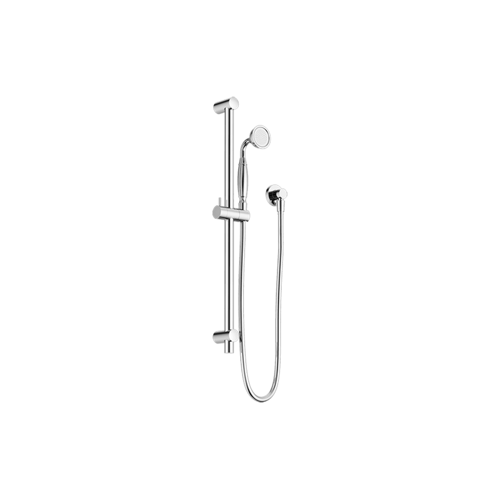 York Shower Rail With Metal Hand Shower Chrome