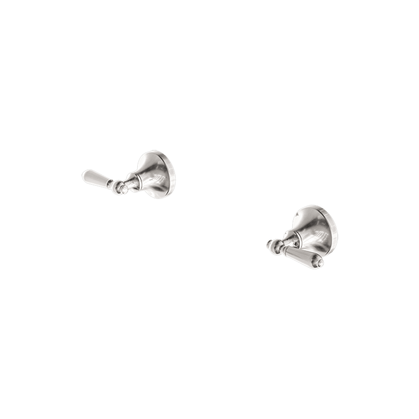 York Wall Top Assemblies With Metal Lever Brushed Nickel