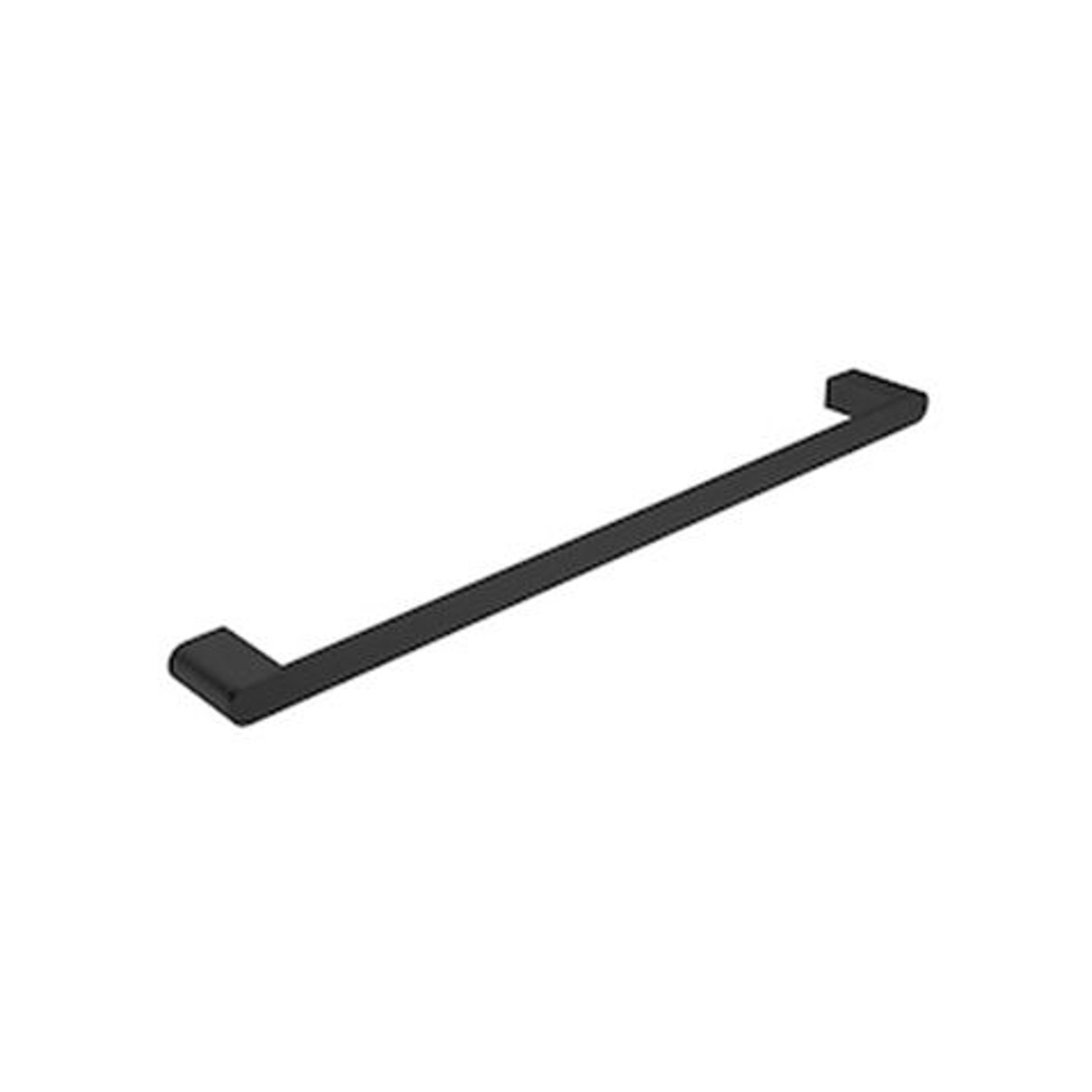 Bianca Single Towel Rail 800mm | Matte Black