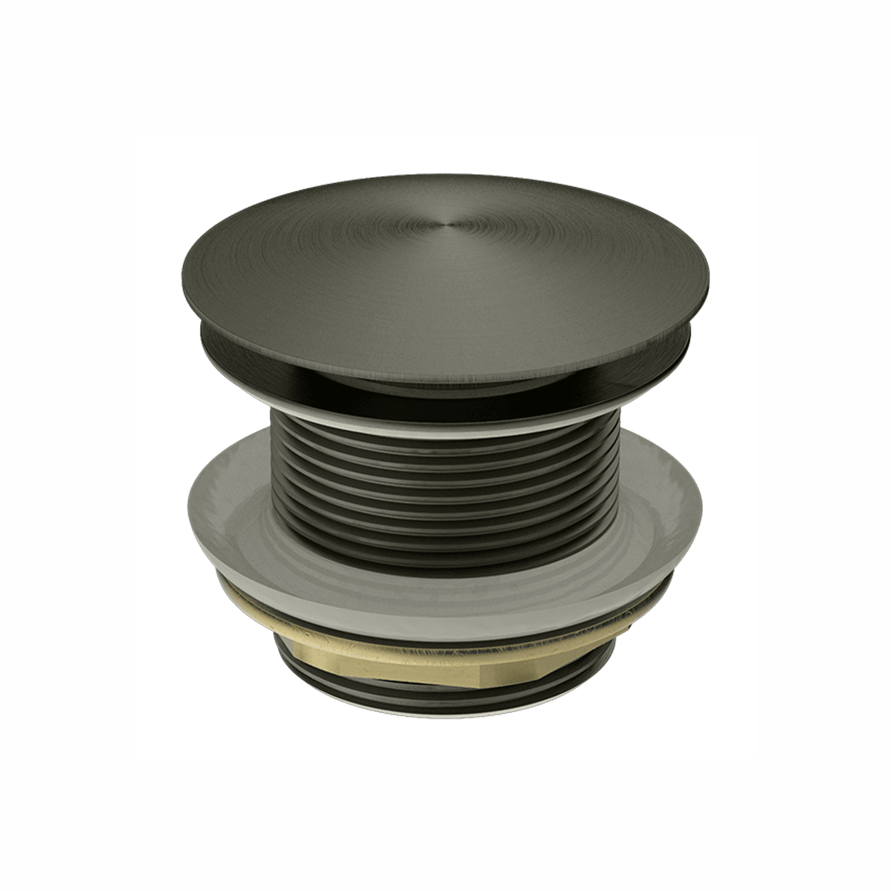40mm Bath Pop-Up Plug With Removabel Waste No Overflow Graphite