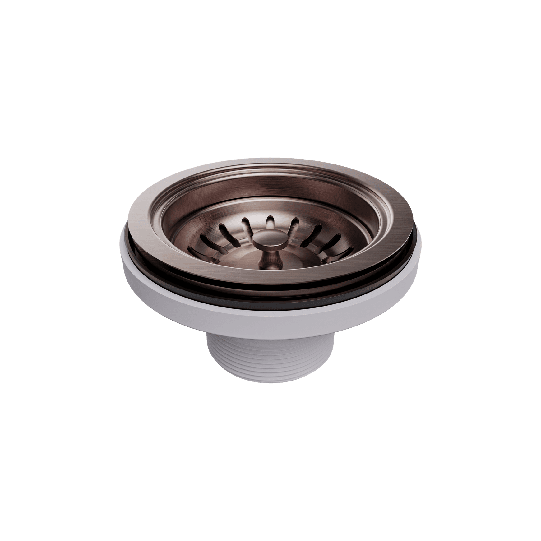 Kitchen Sink Basket Waste Brushed Bronze