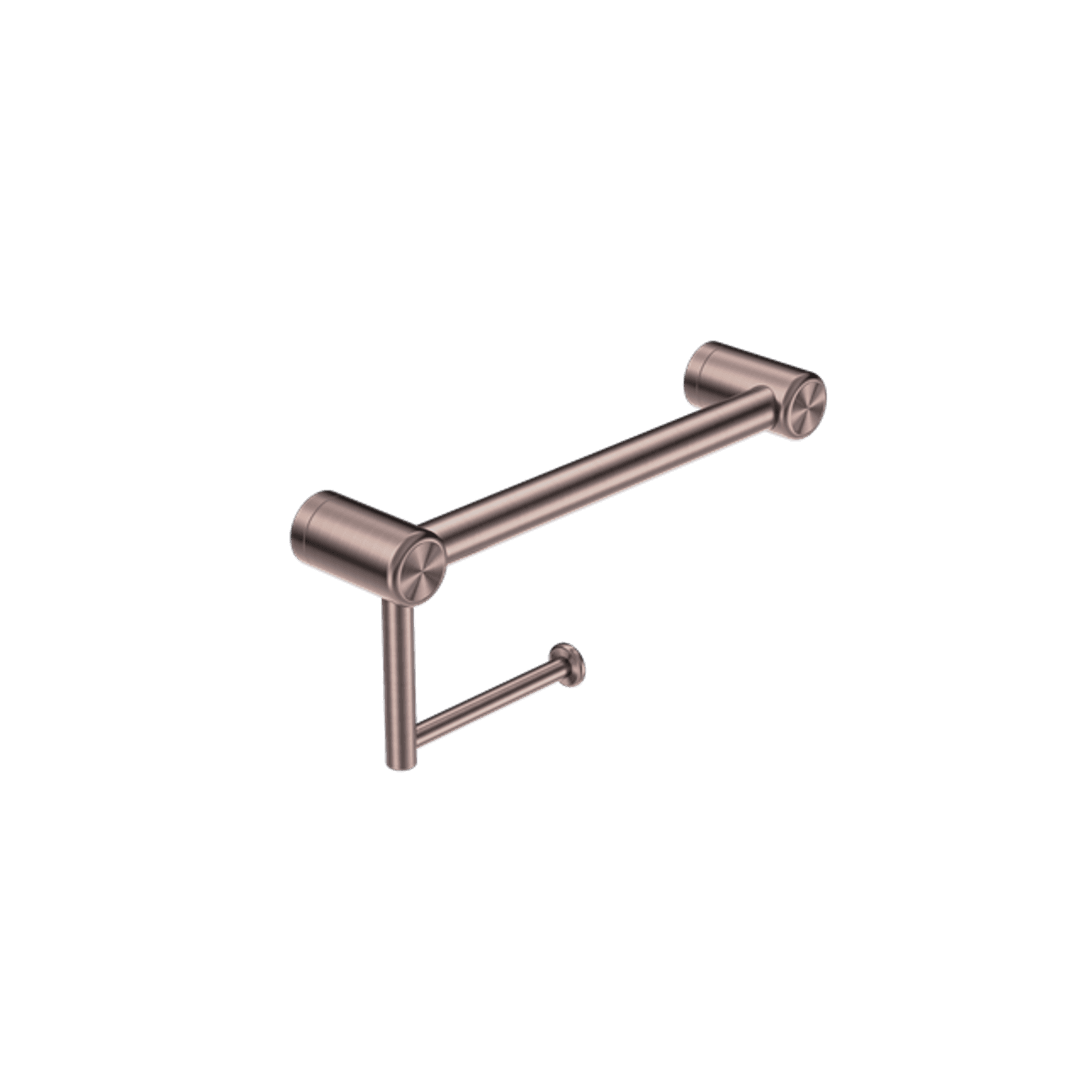 Mecca Care 25mm Toilet Roll Rail 300mm Brushed Bronze
