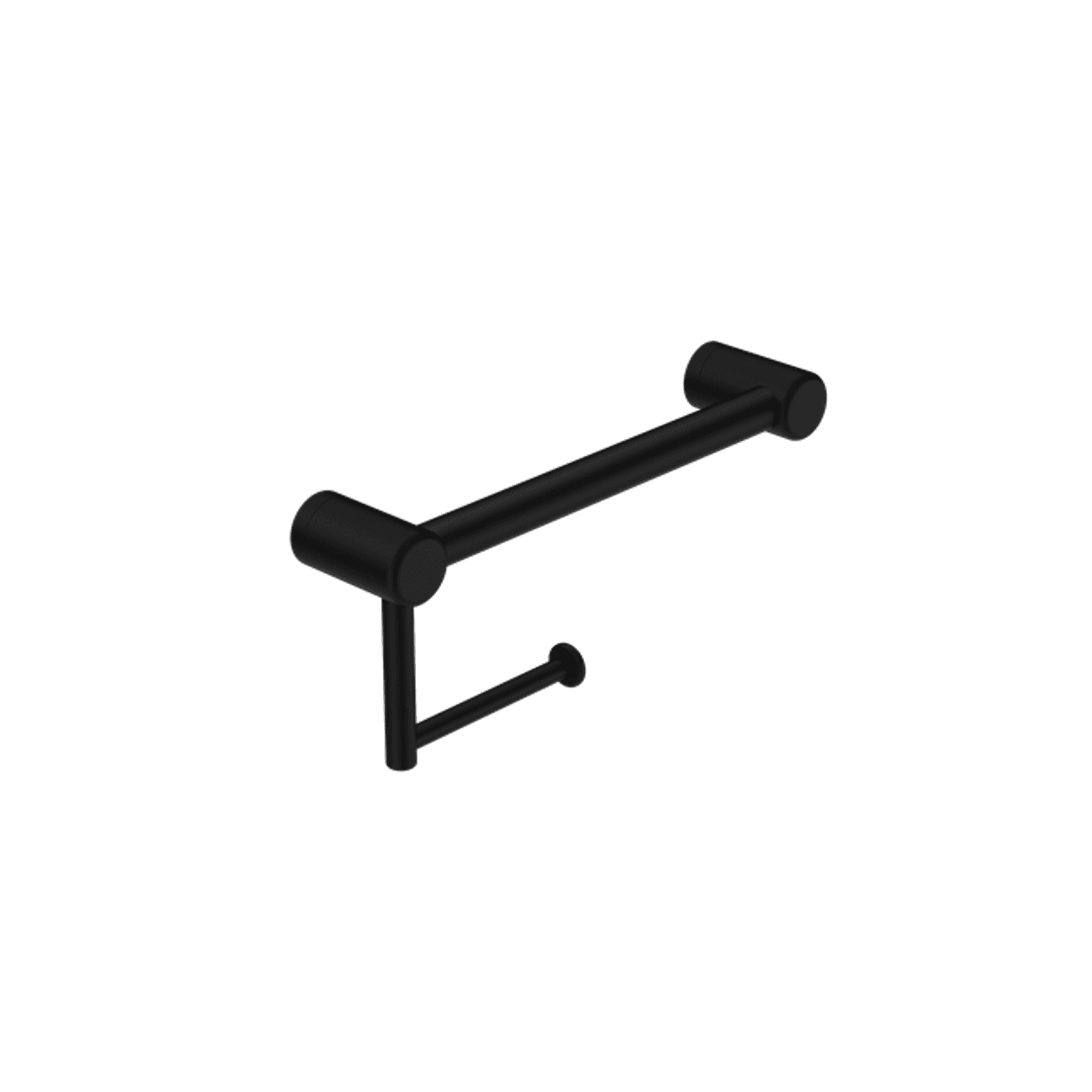 Mecca Care 25mm Toilet Roll Rail 300mm Matte Black