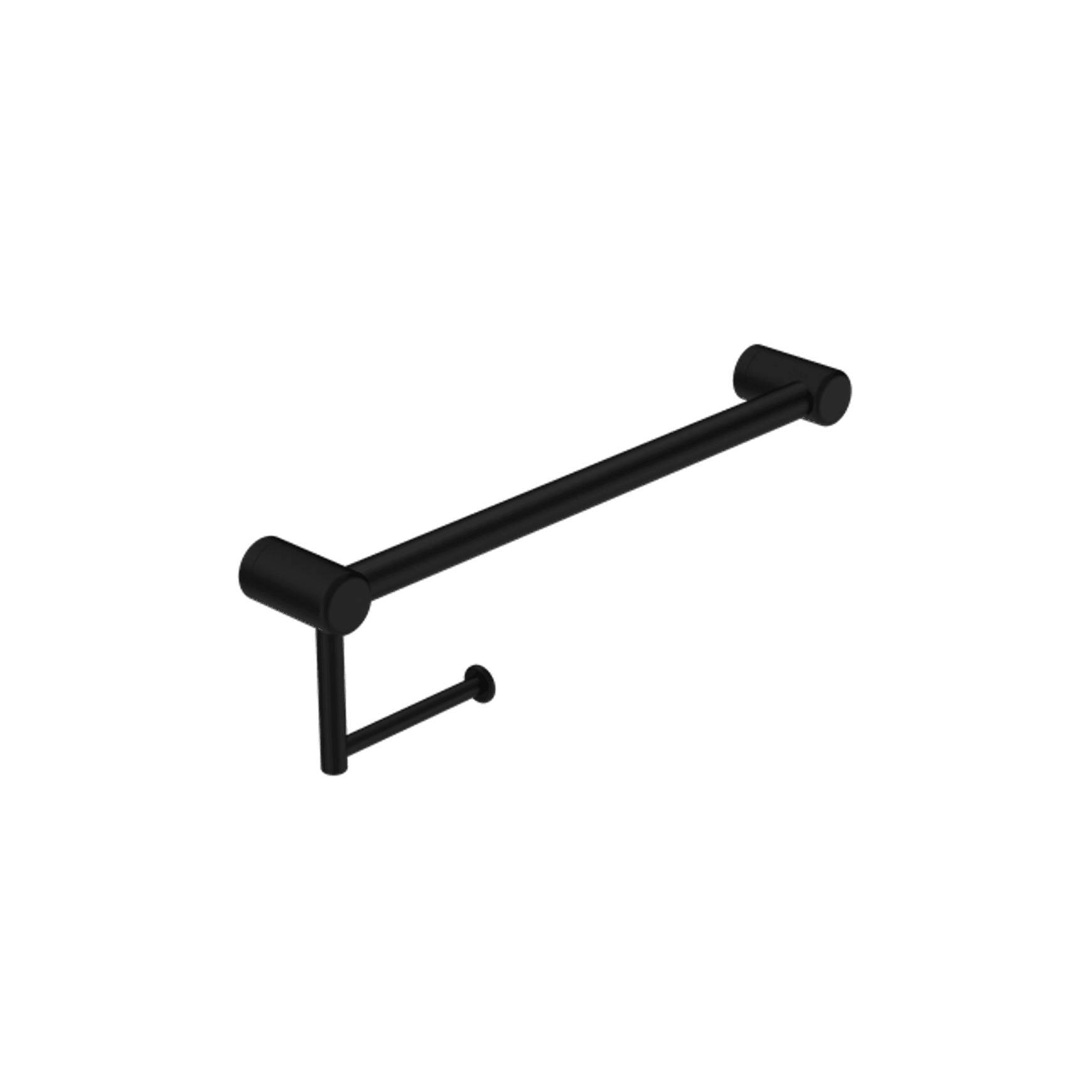 Mecca Care 25mm Toilet Roll Rail 450mm Matte Black
