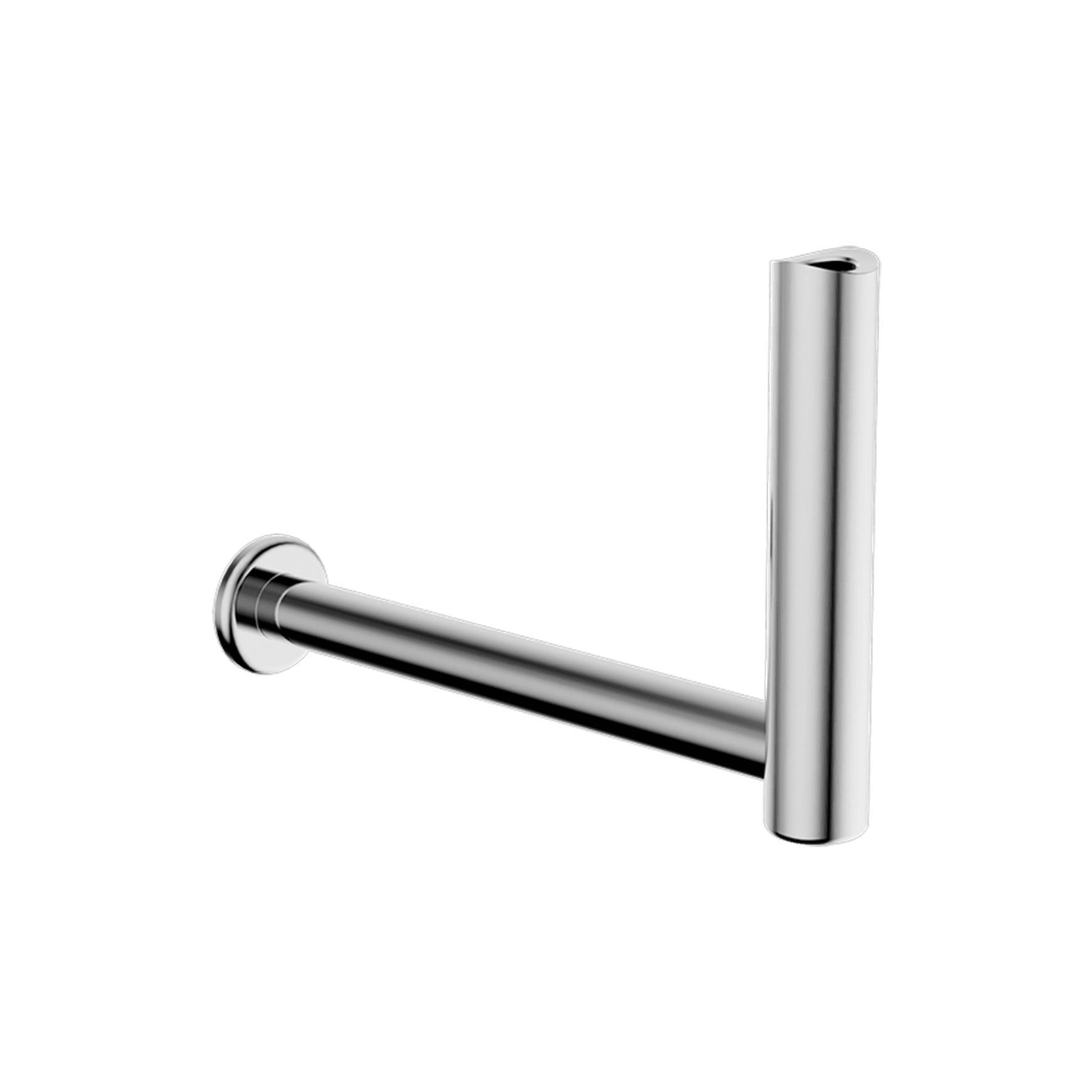 Mecca Care Add-On Fixed-Mount Toilet Roll Holder Chrome