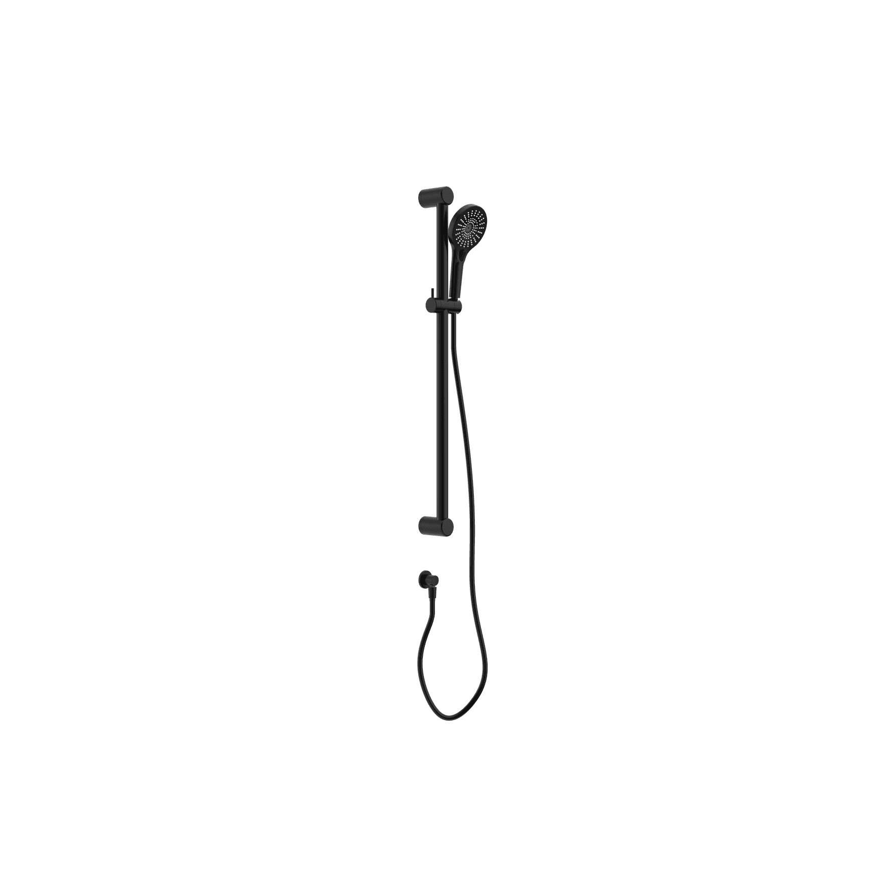 Mecca Care 32mm Grab Rail And Adjustable Shower Rail Set 900mm Matte Black