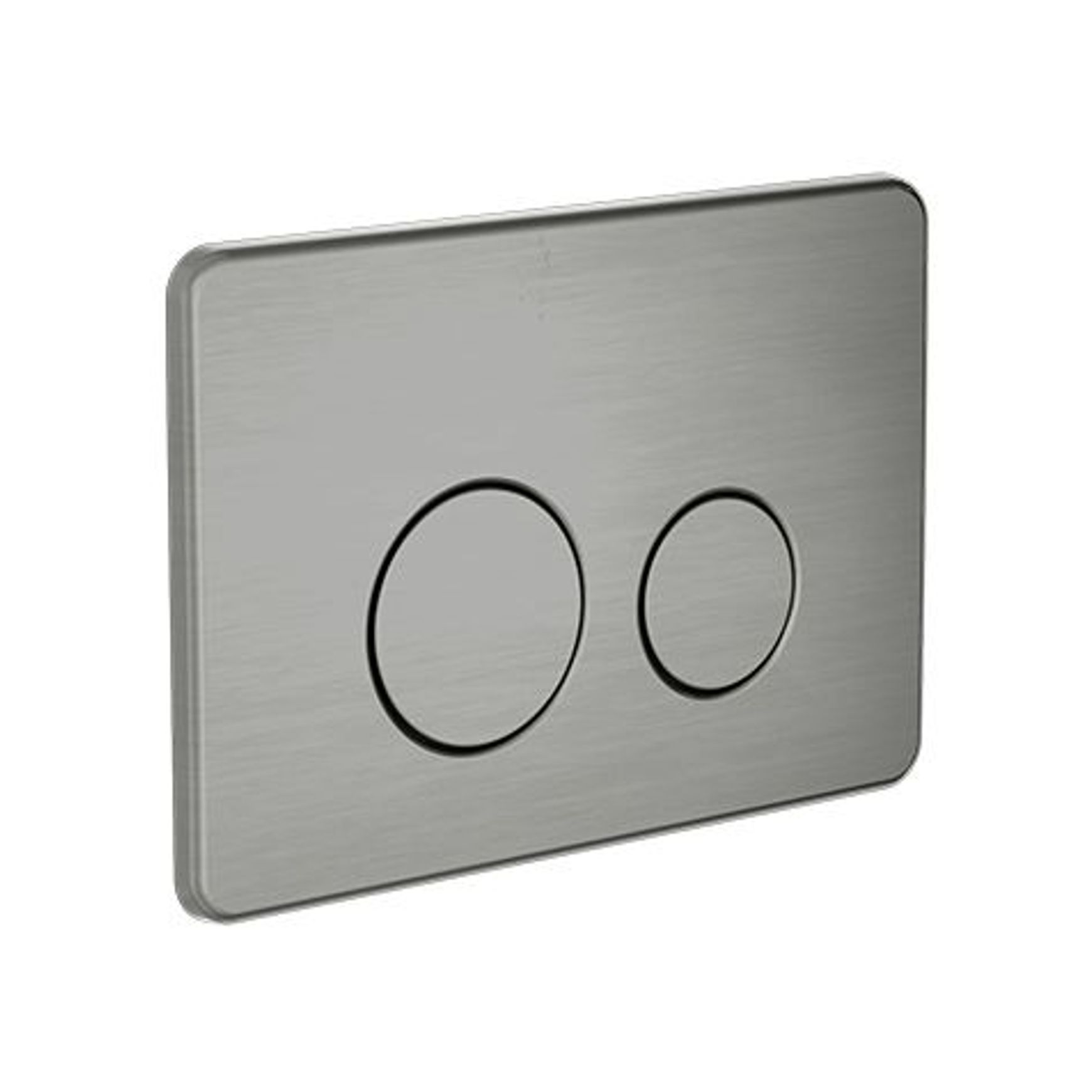 In Wall Toilet Push Plate Graphite