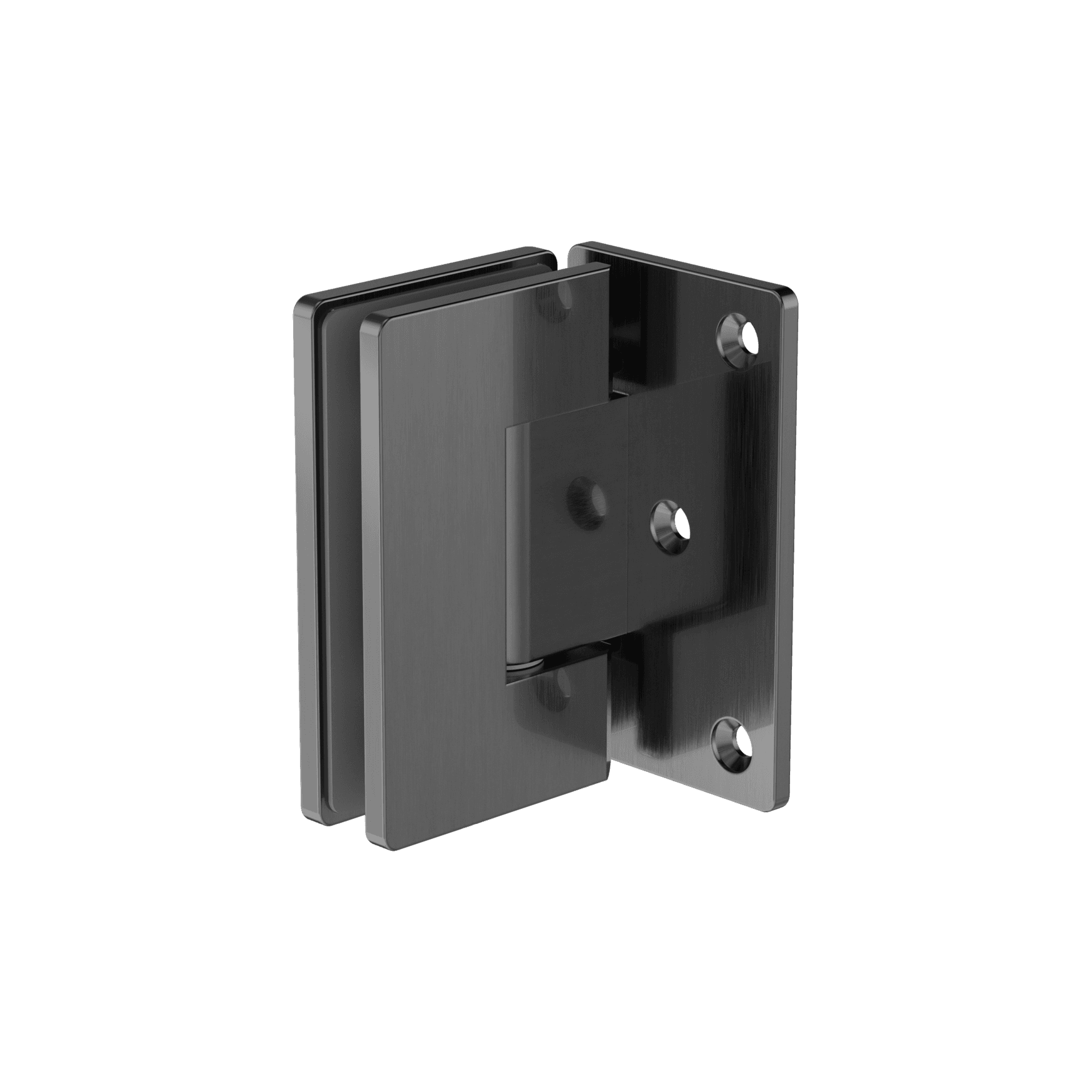 90 Degree Glass To Wall Shower Hinge 10mm Glass Gun Metal