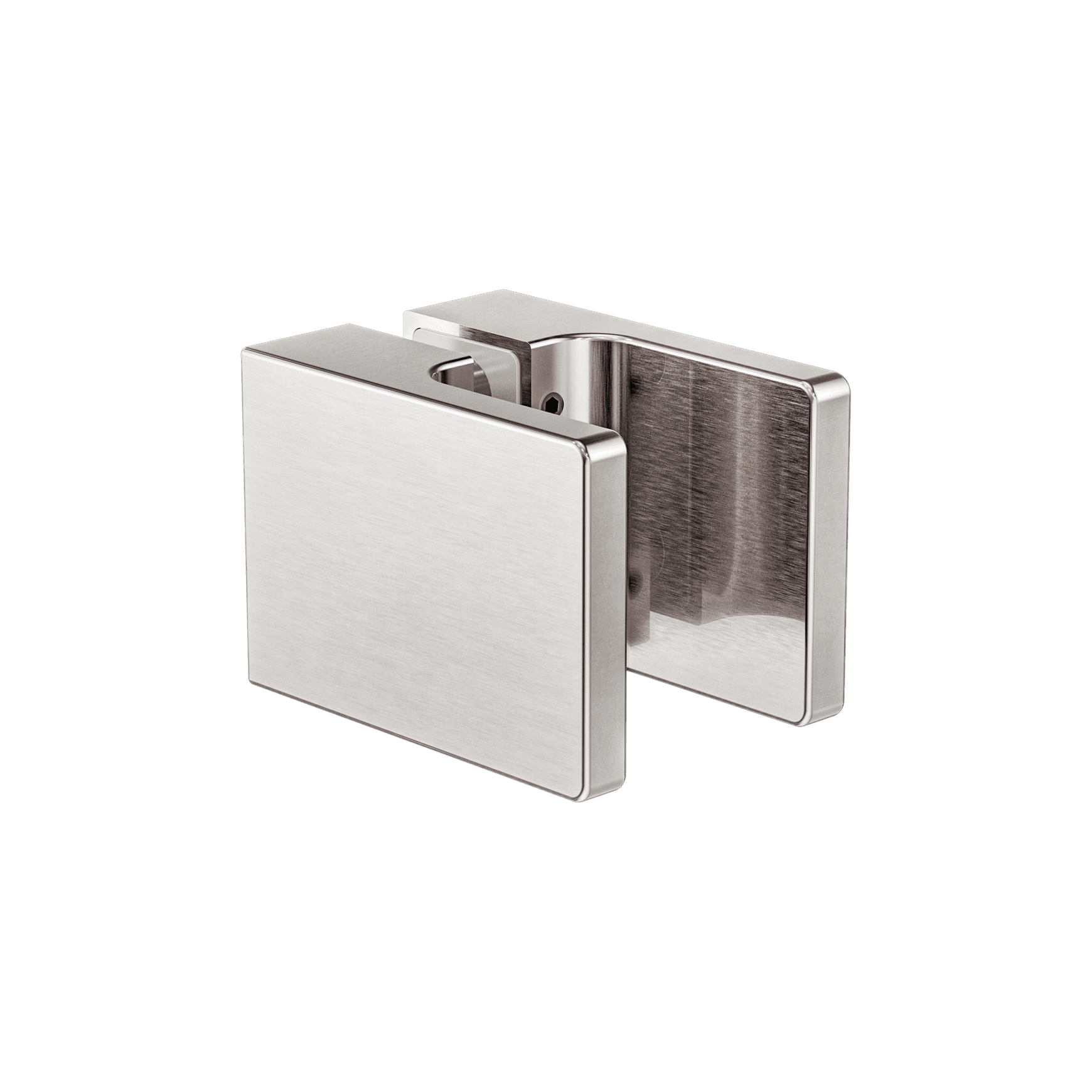 Square Shower Knob Handle Brushed Nickel
