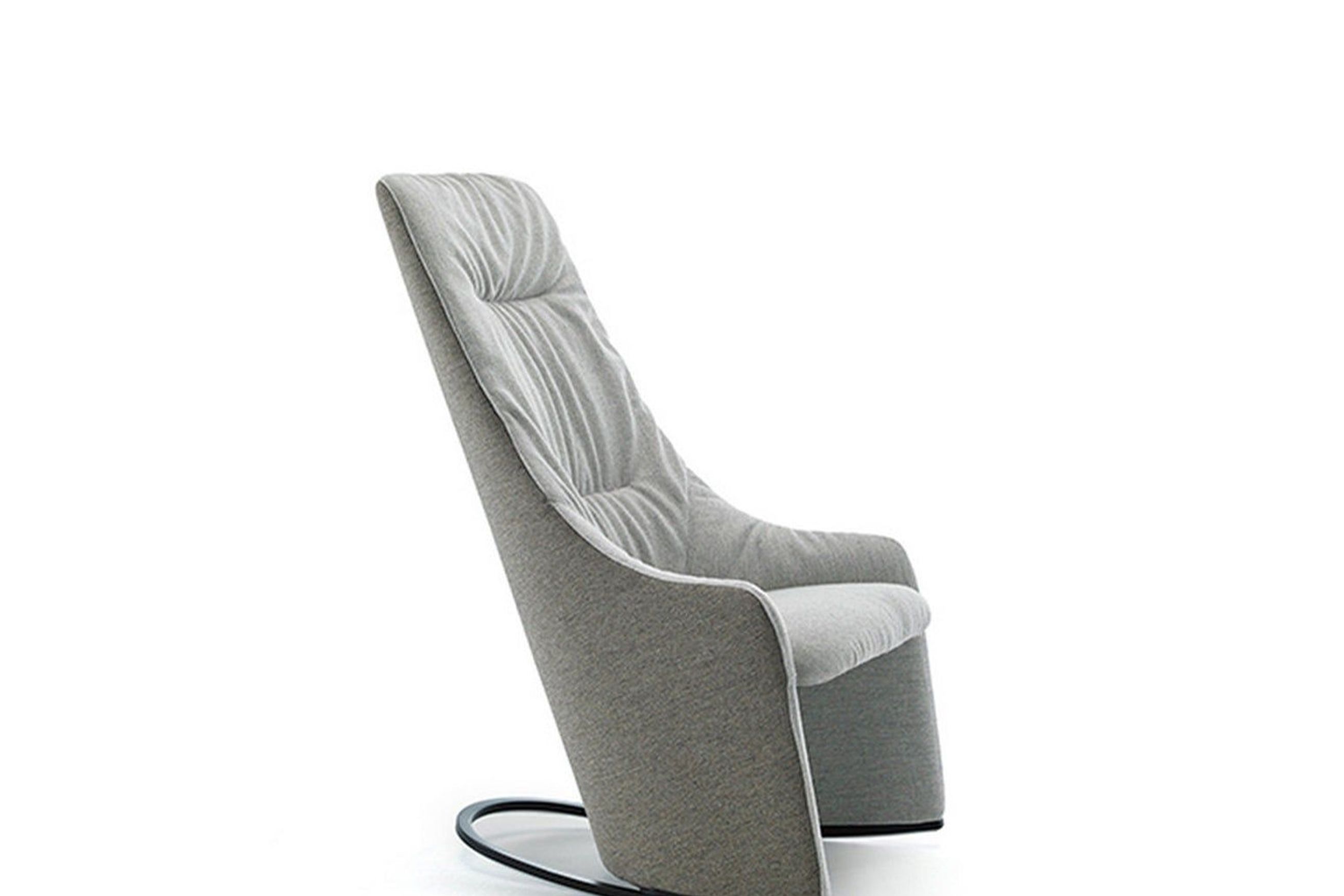 Nagi High Rocking Armchair - Soft Upholstery