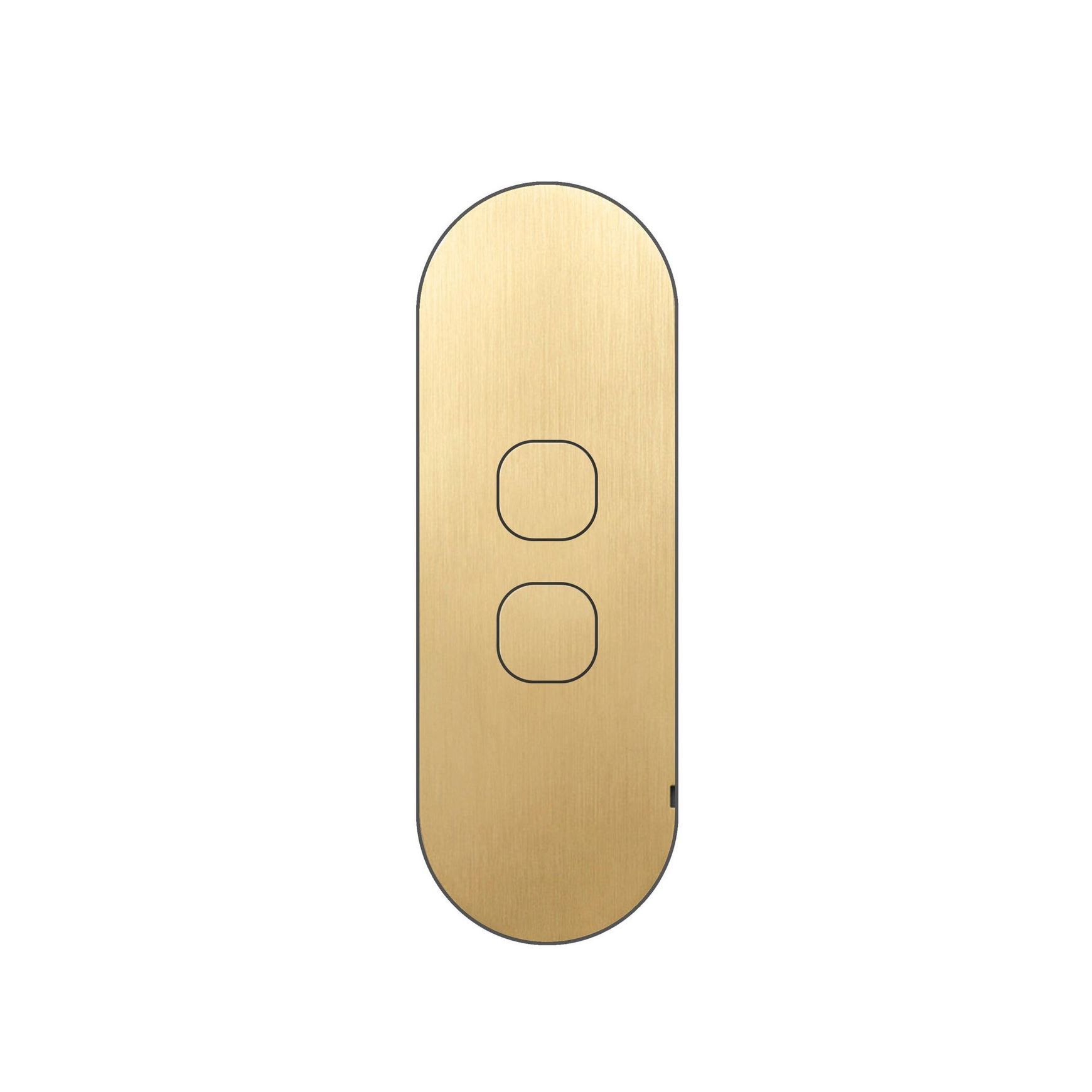 13 Carbon 2 Gang Switch Grid Faceplate