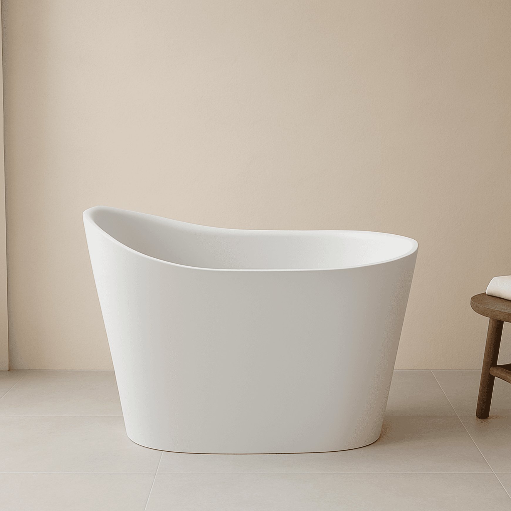Ovola Extra Small 990mm Japanese Soak Tub - OV8023