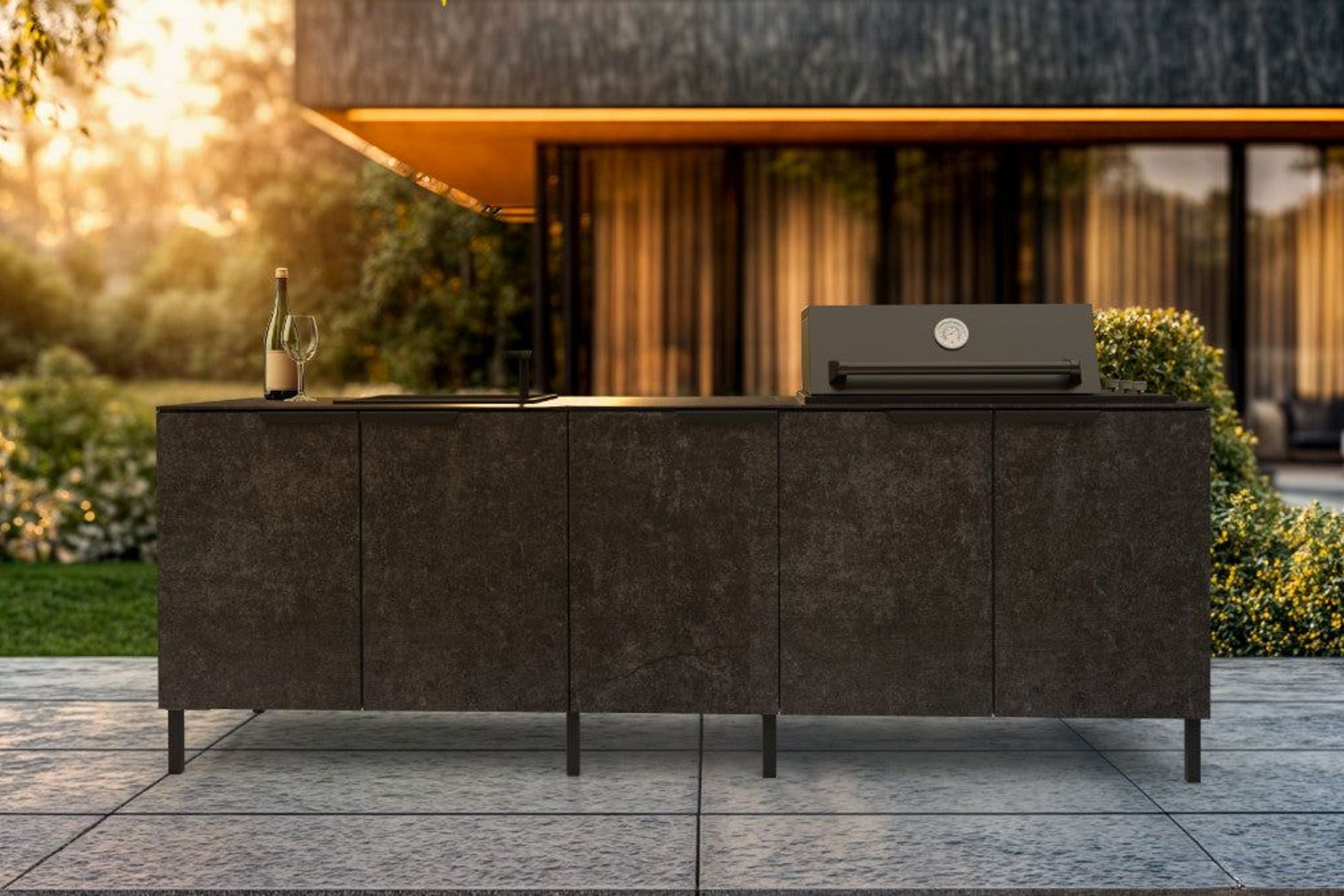 Q-Boo Kitchen Cabinet 100 Bbq