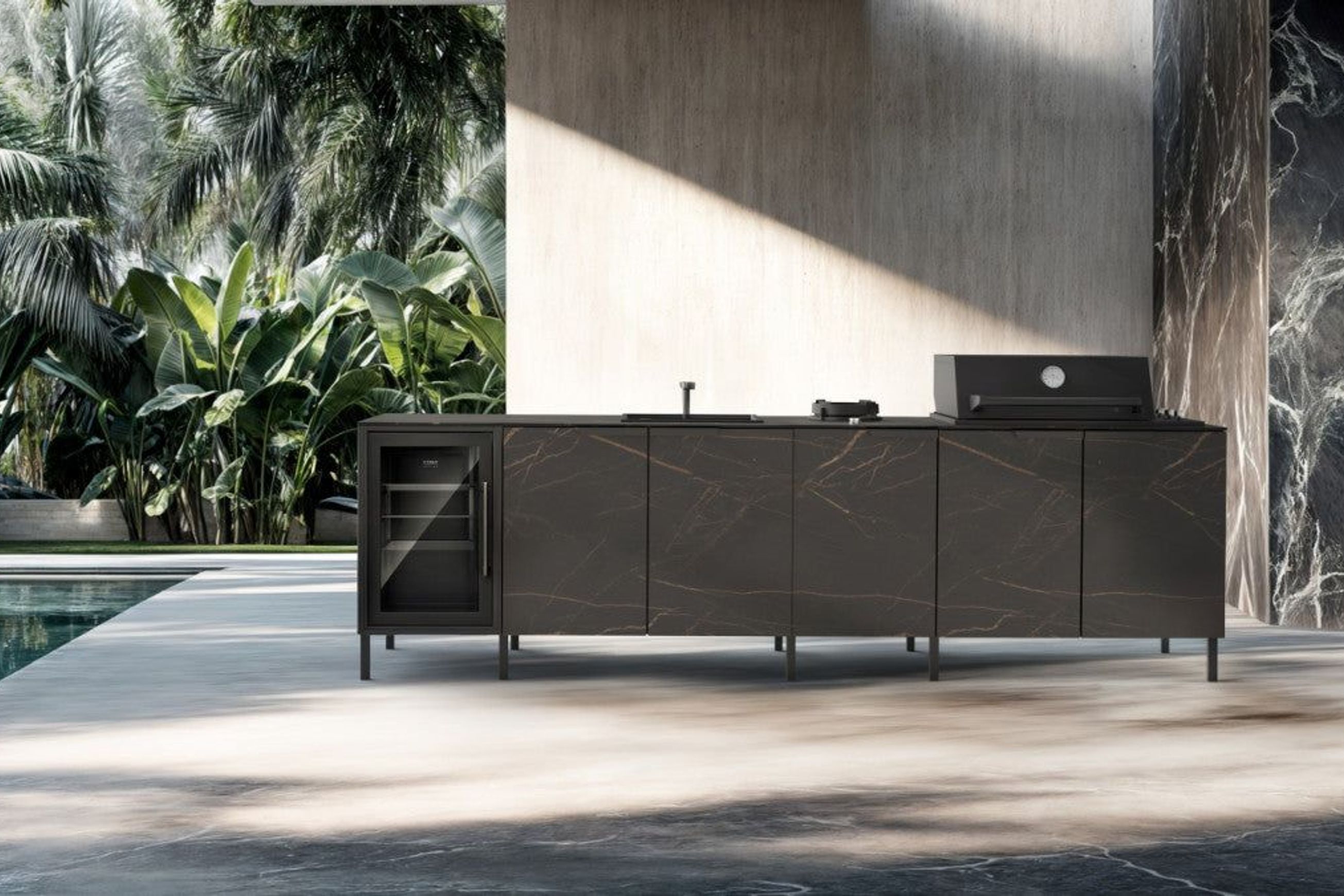 Q-Boo Kitchen Cabinet 100 Bbq