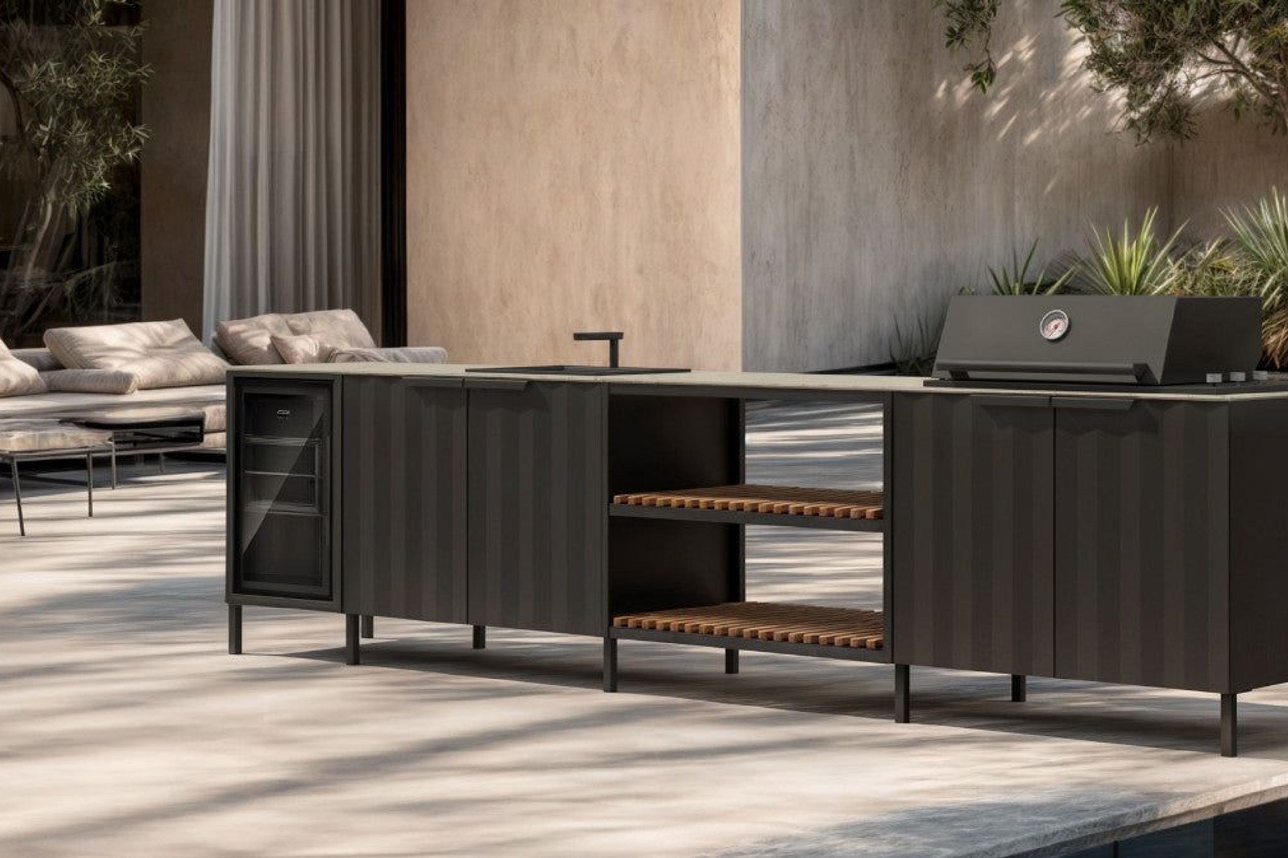 Q-Boo Kitchen Cabinet 100 Bbq