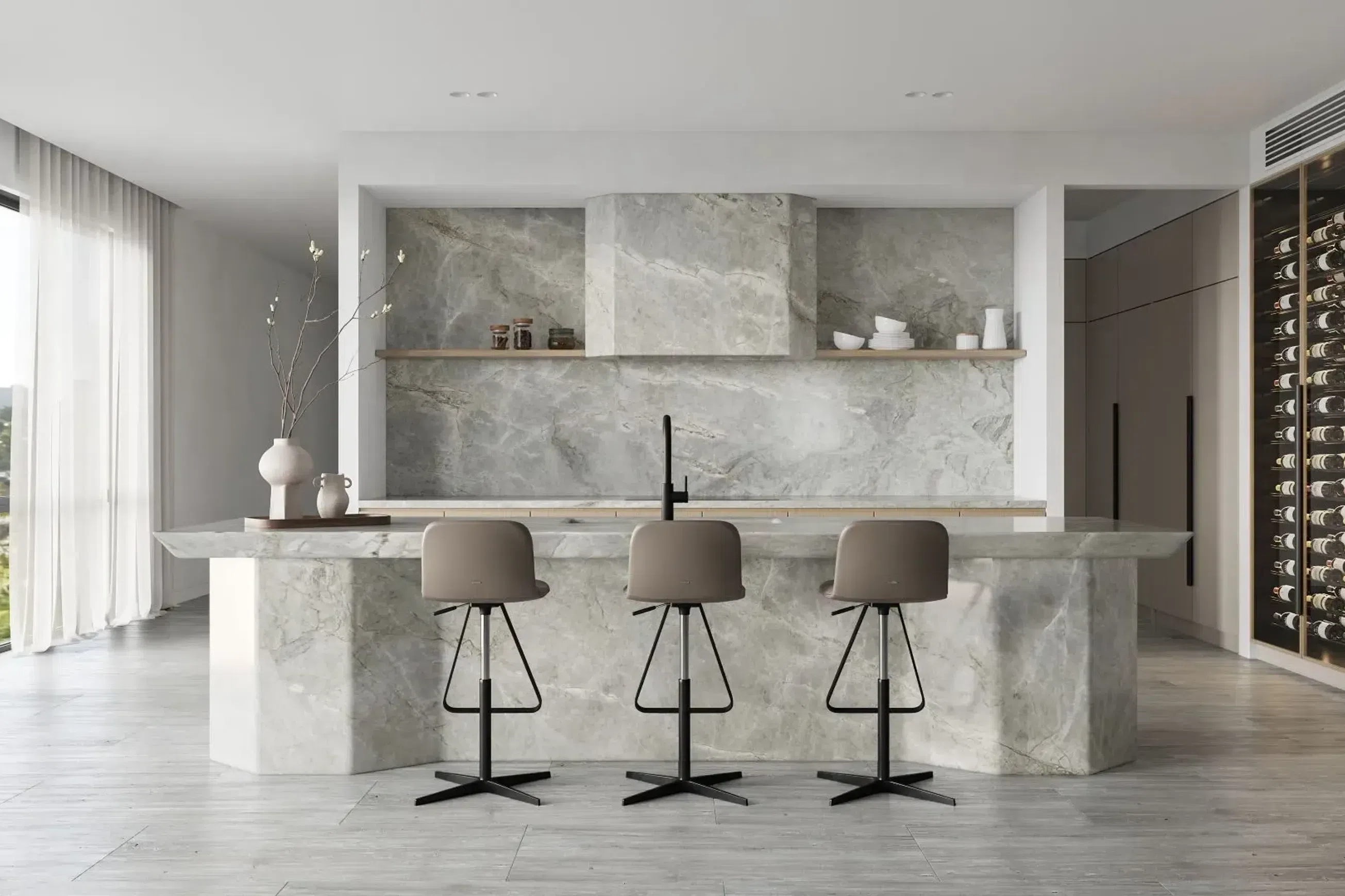 Perla Venata Quartzite Benchtop