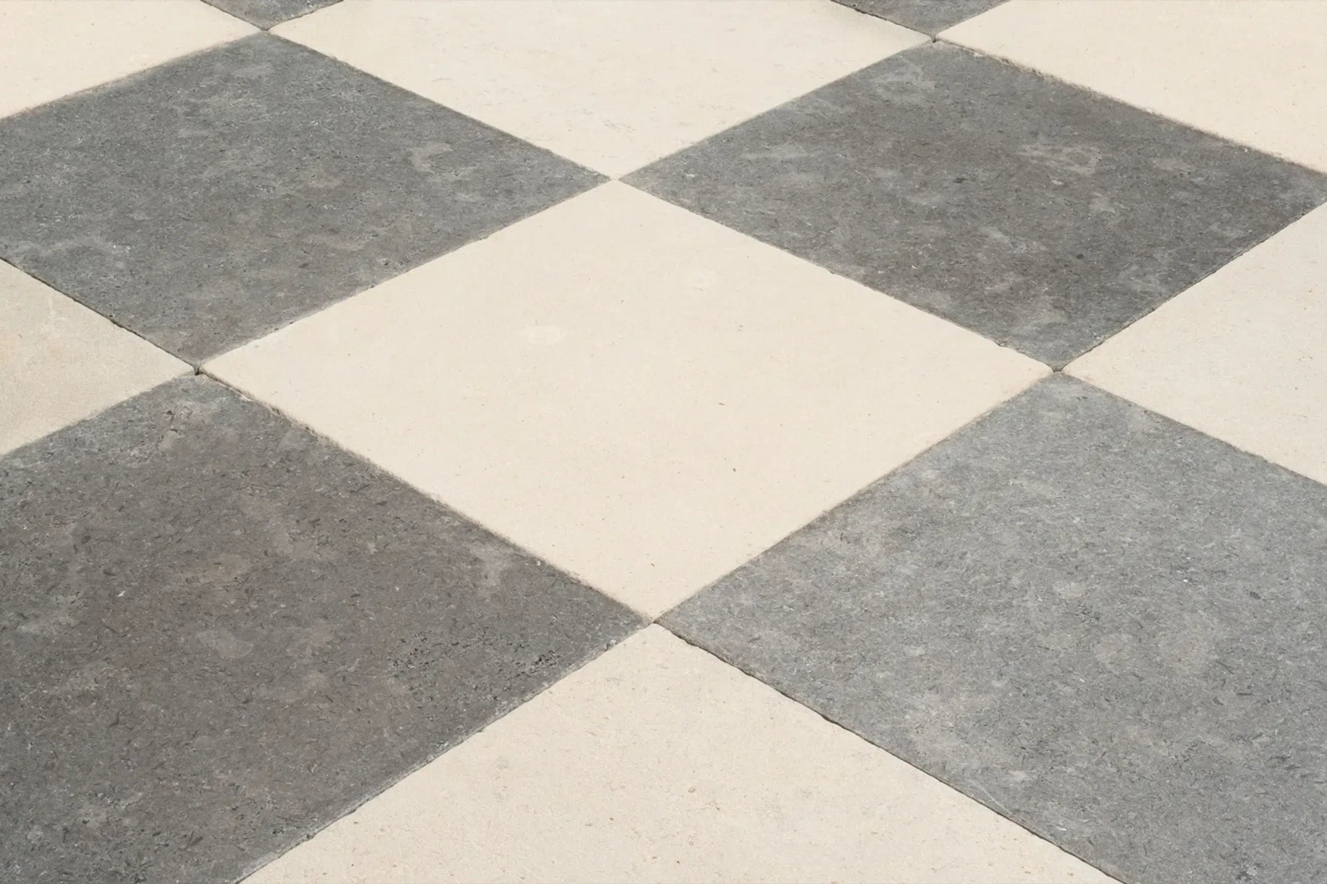 Pietra Nova Limestone Checkerboard Tiles
