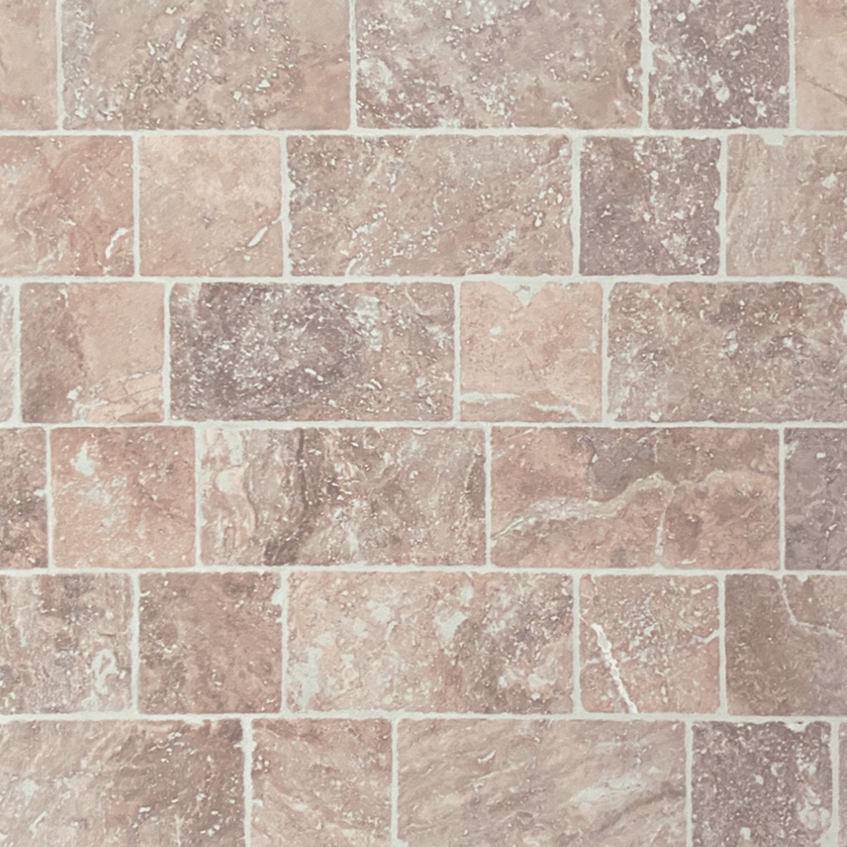 Pink Travertine Tumbled Stone