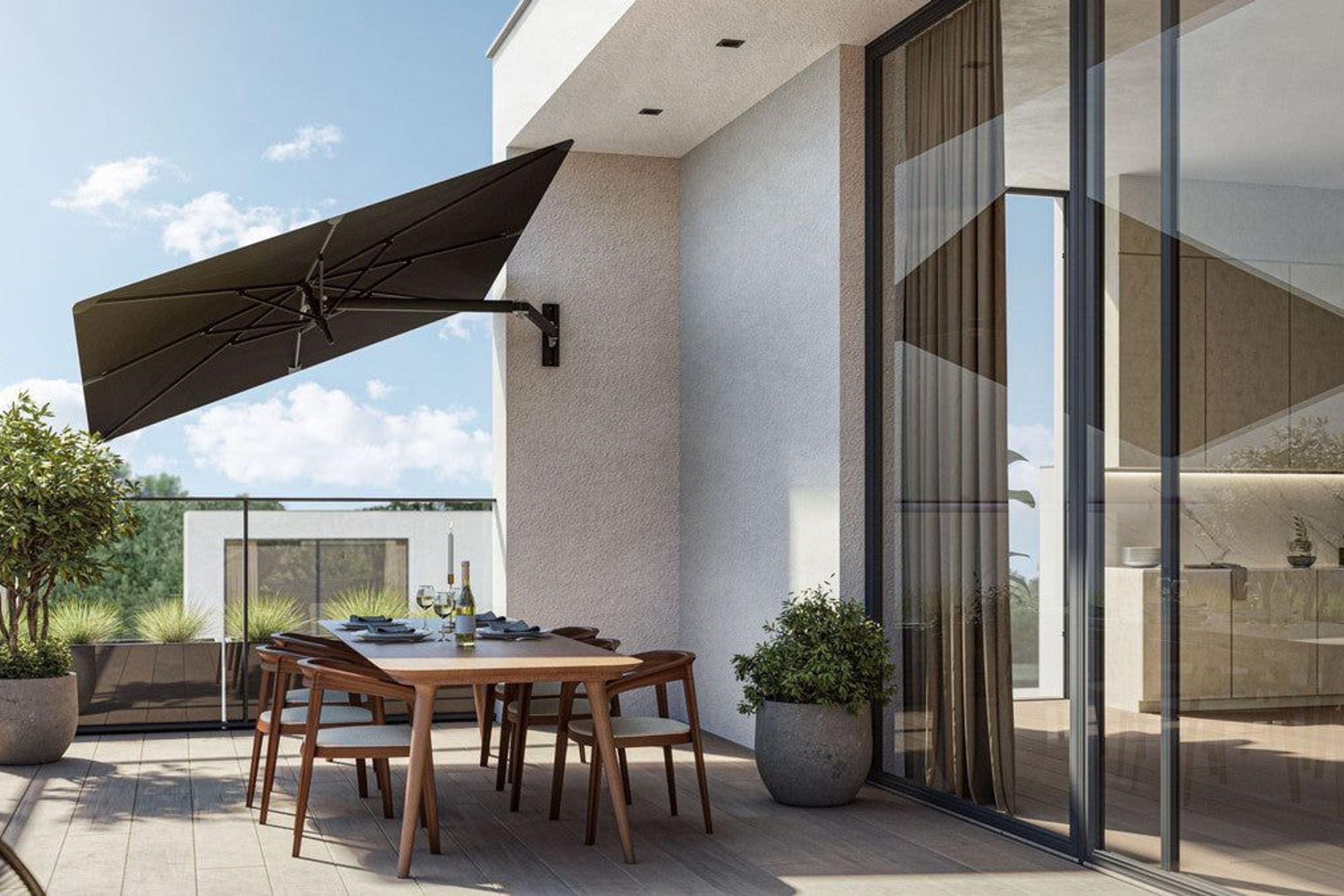 Umbrosa Paraflex Ux Wallmounted Umbrella