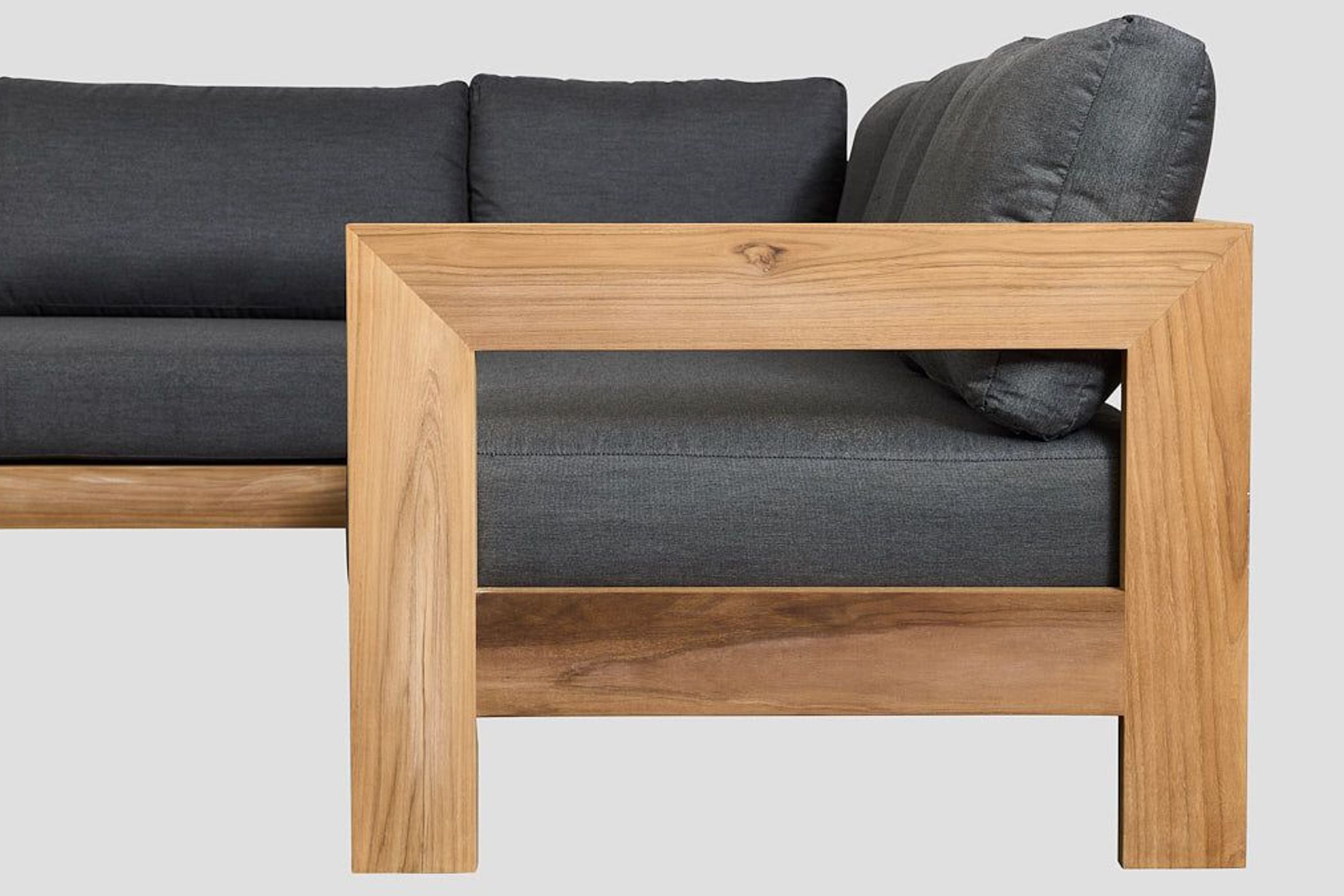 Pauanui Teak Double Right Arm Section