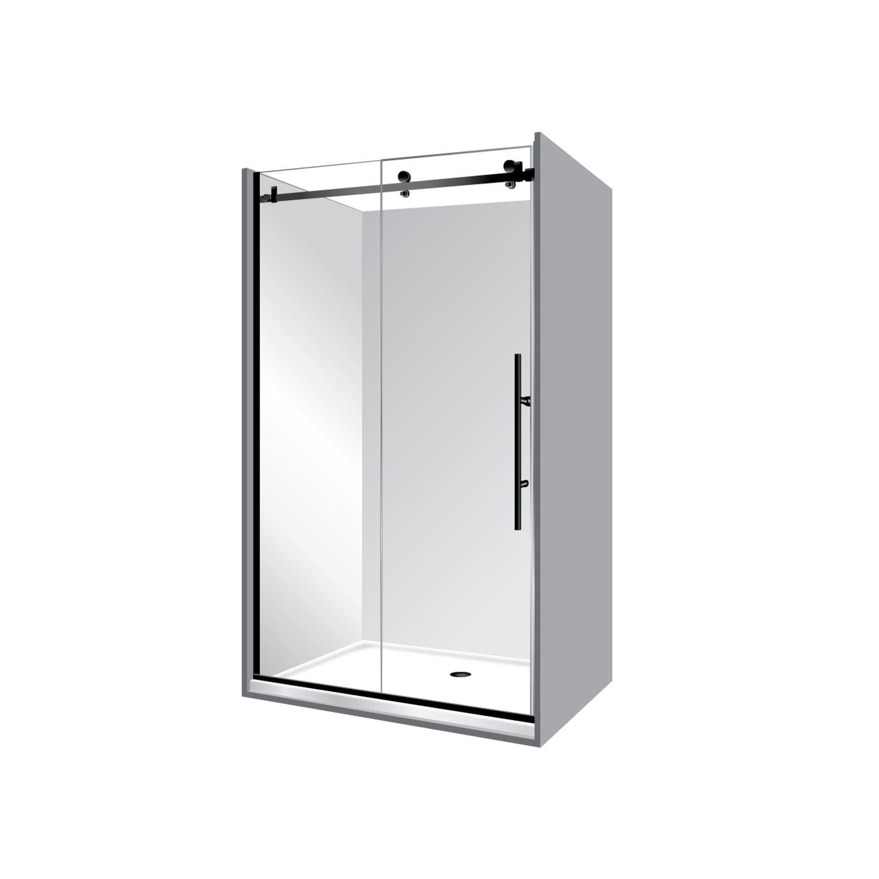 Premier Frameless Alcove Sliding Door Shower 900x1500x900