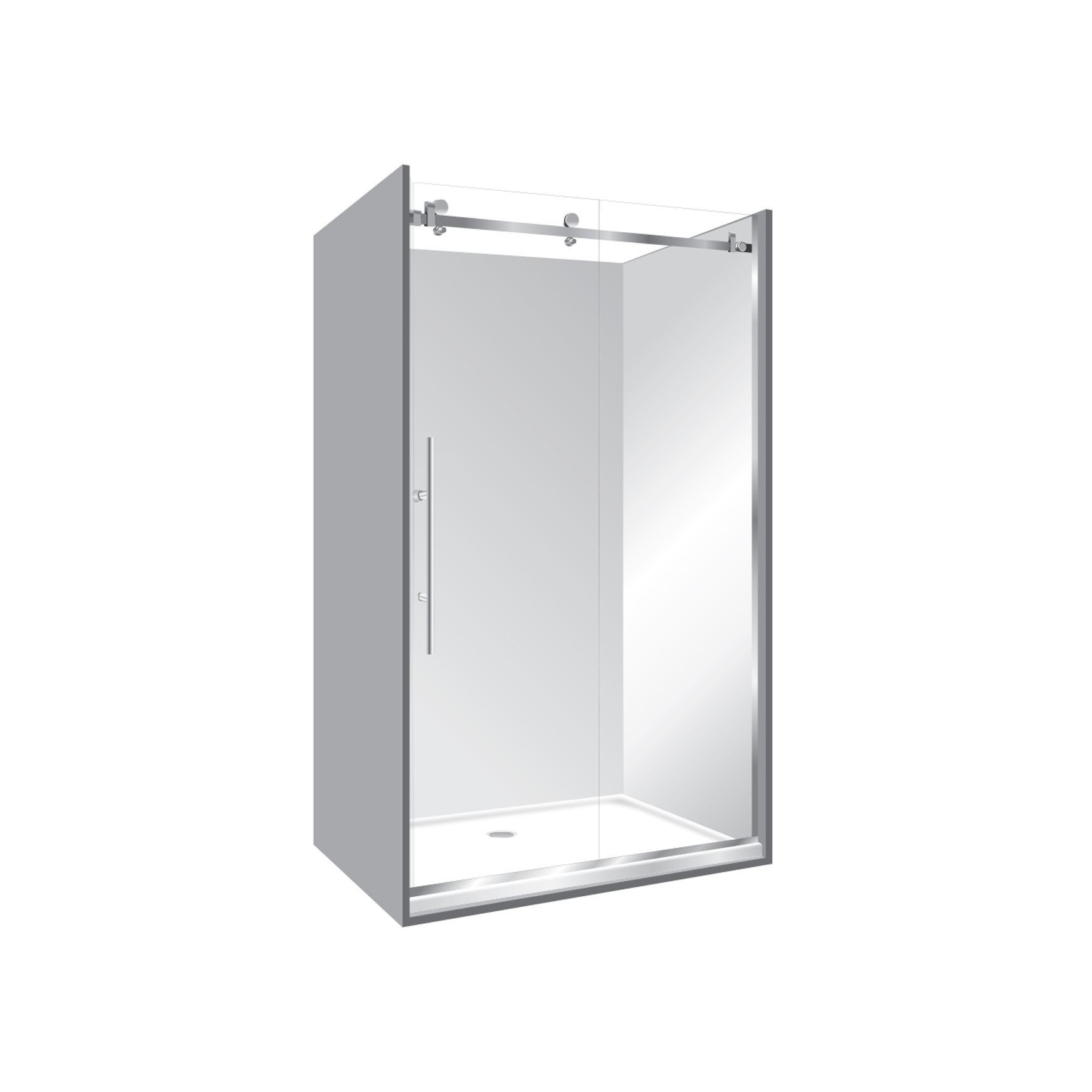 Premier Frameless Alcove Sliding Door Shower 900x1700x900