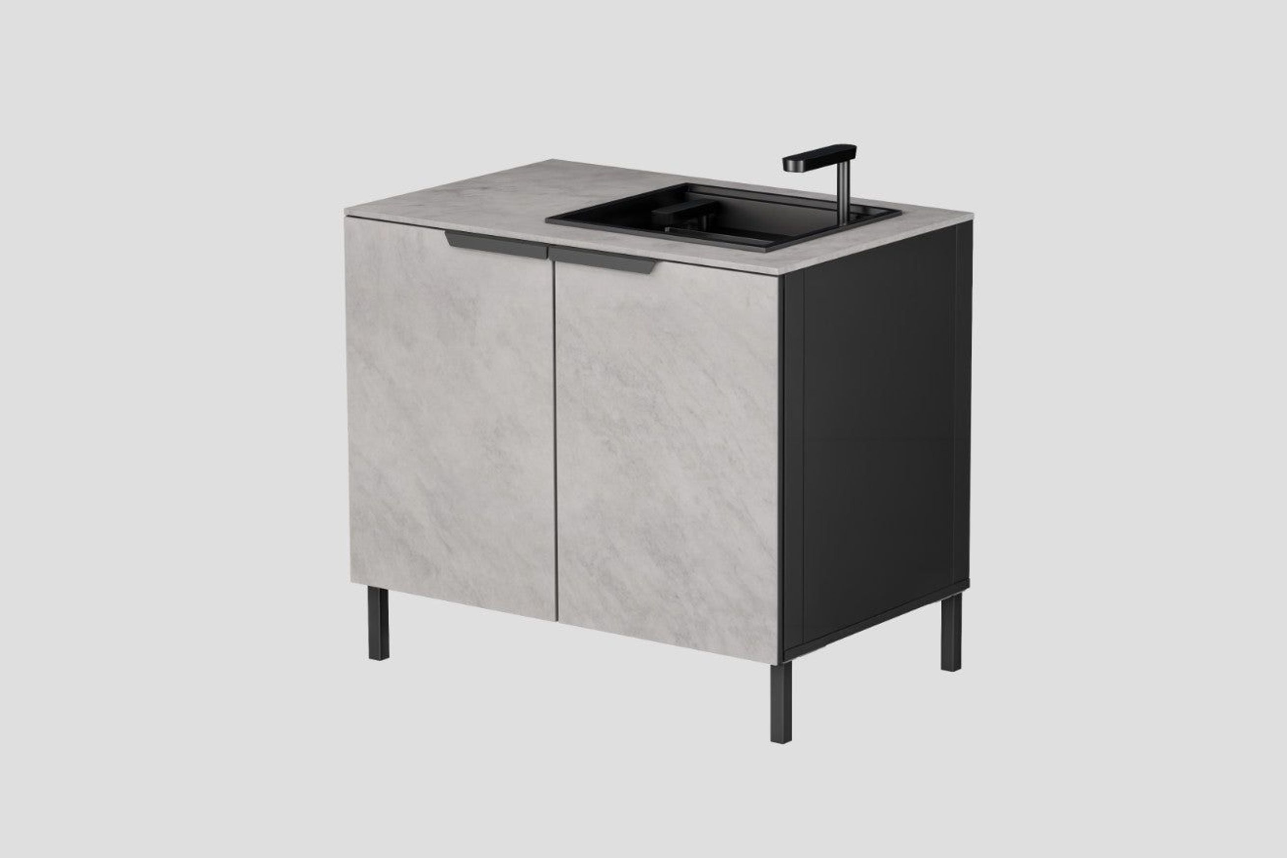 Q-Boo Kitchen Cabinet 100 Sink