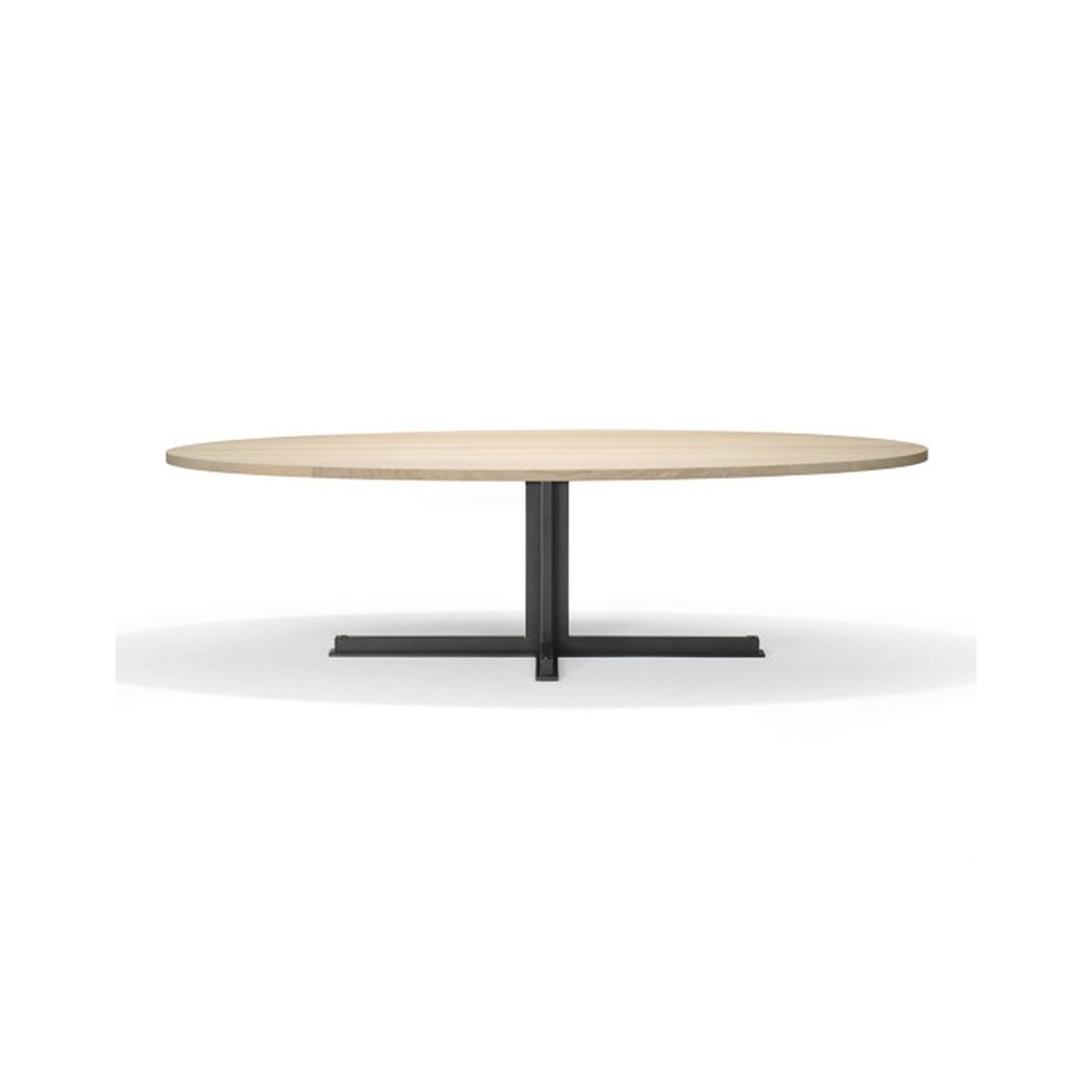 Cross Oval Dining Table