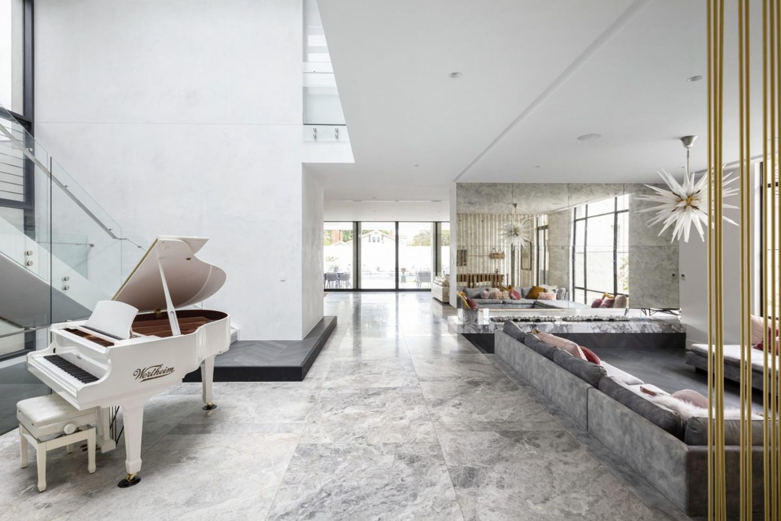 Tundra Grey Honed Limestone Tiles
