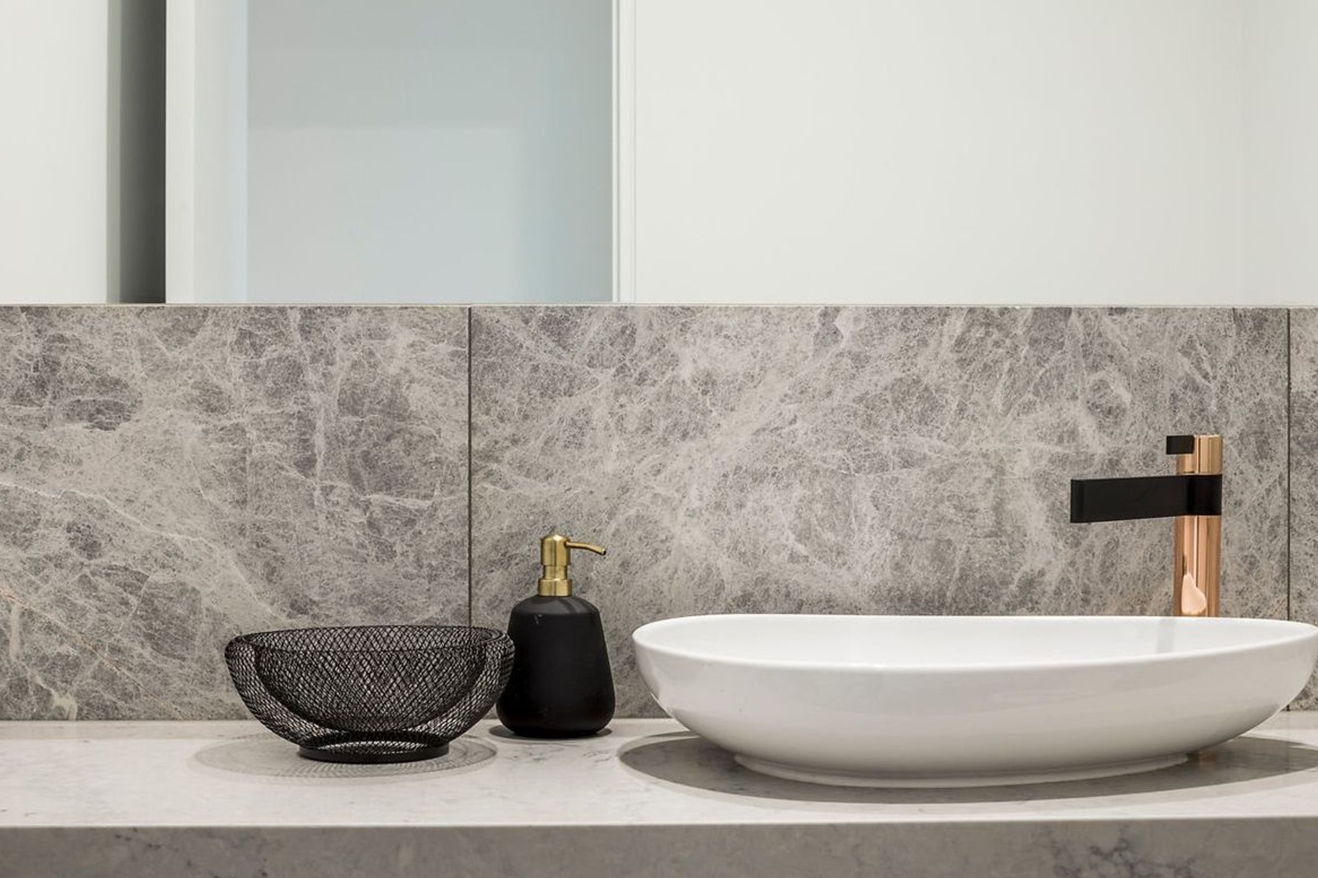Tundra Grey Honed Limestone Tiles