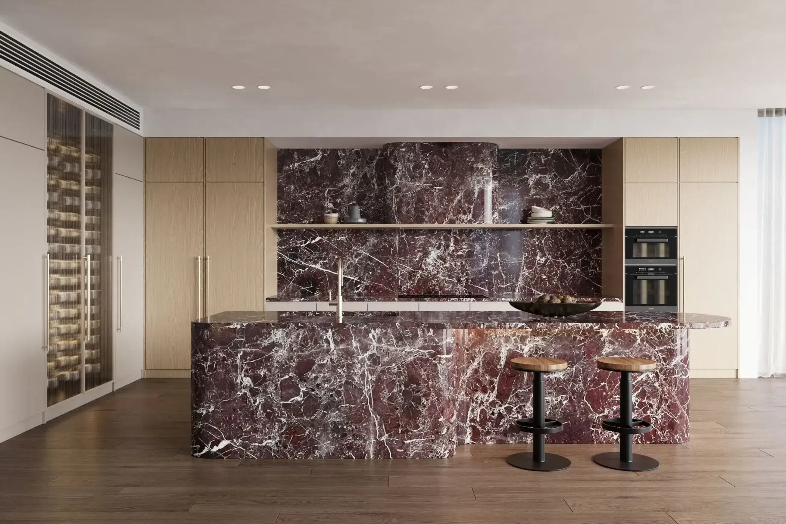 Rosso Levanto Marble Benchtop