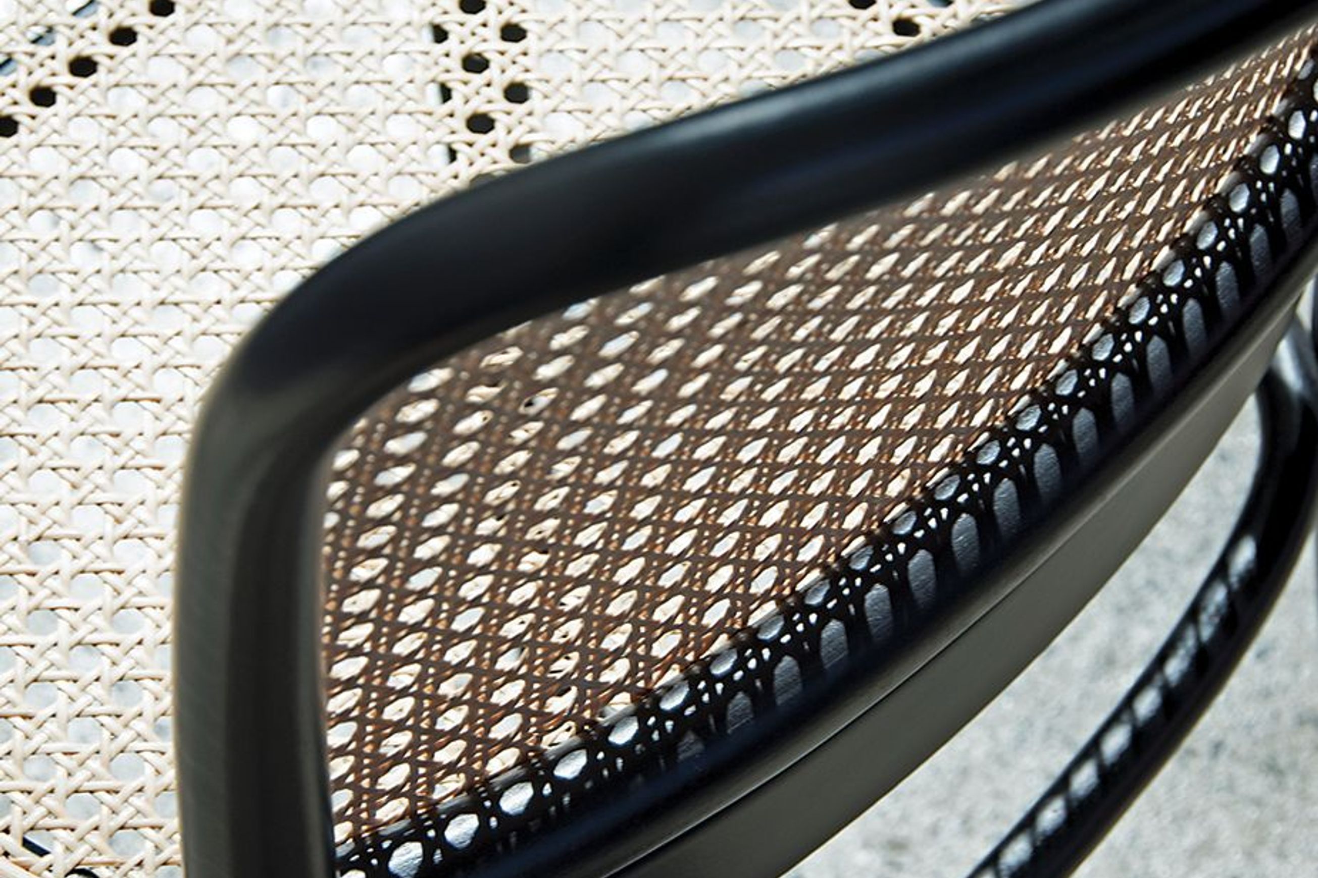 811 Hoffmann Armchair - Black Stain - by TON