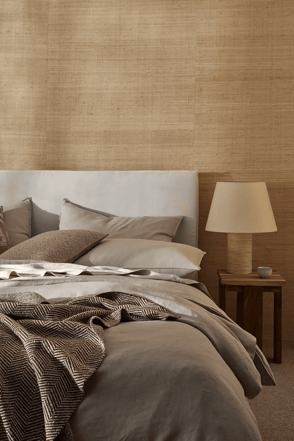 Ravello Linen Quilt Cover - Bone | Weave Home Bed Linen