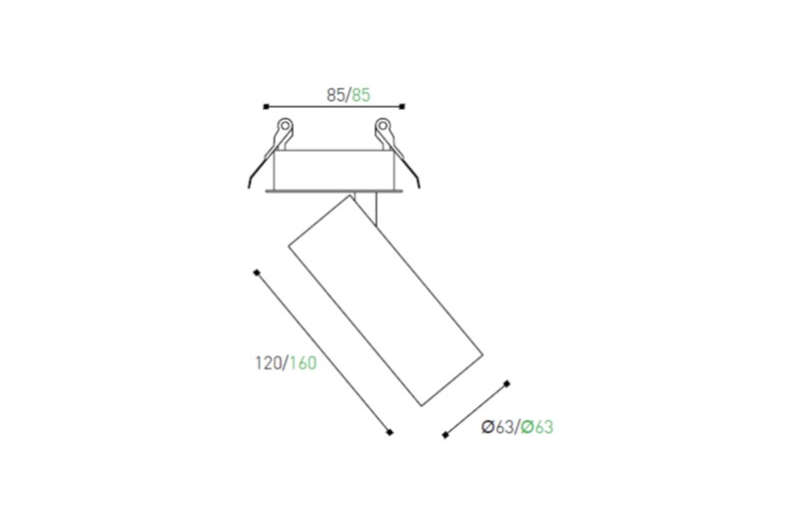 Omni Directional Can Light Recessed Long