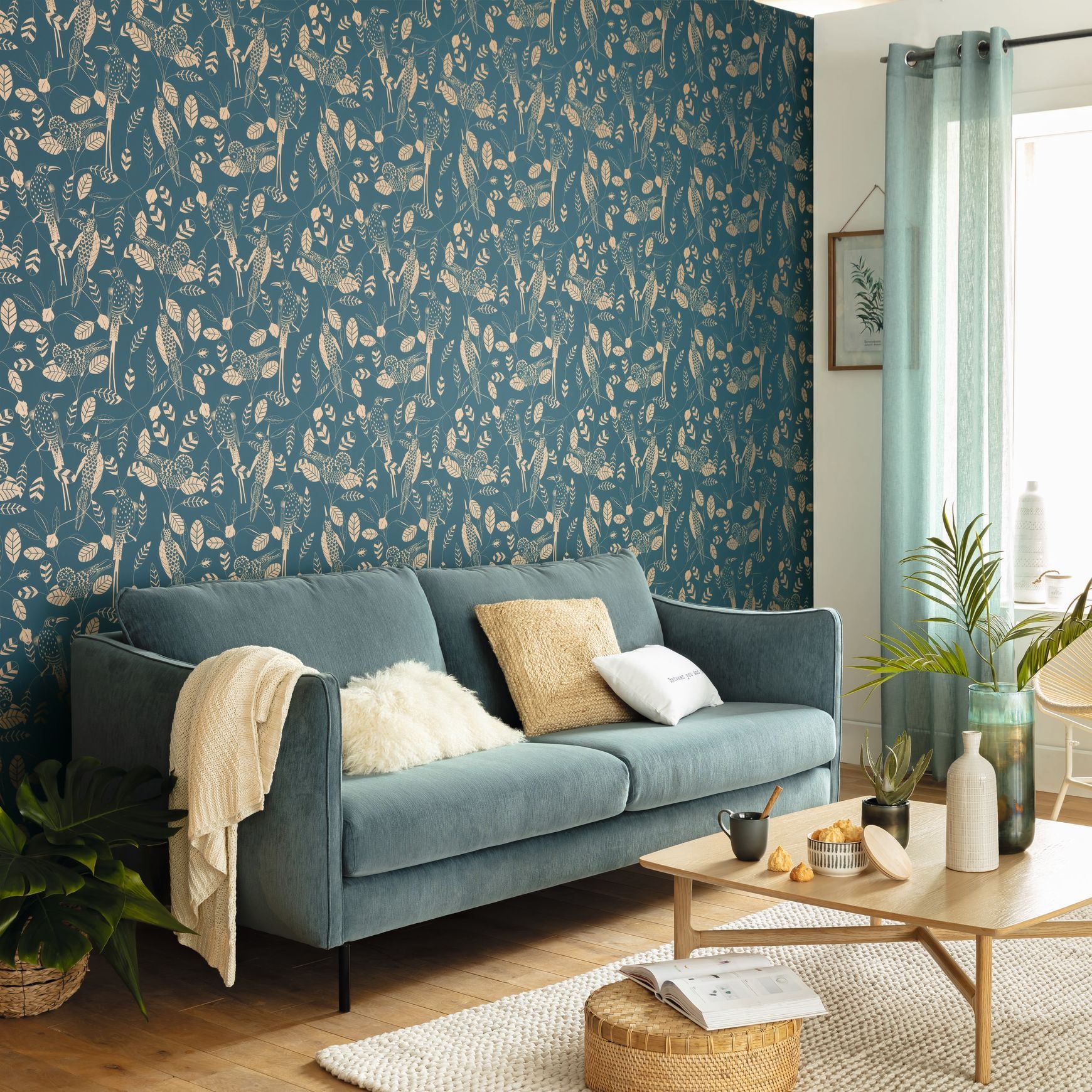 Resene Only Blue Wallpaper Collection