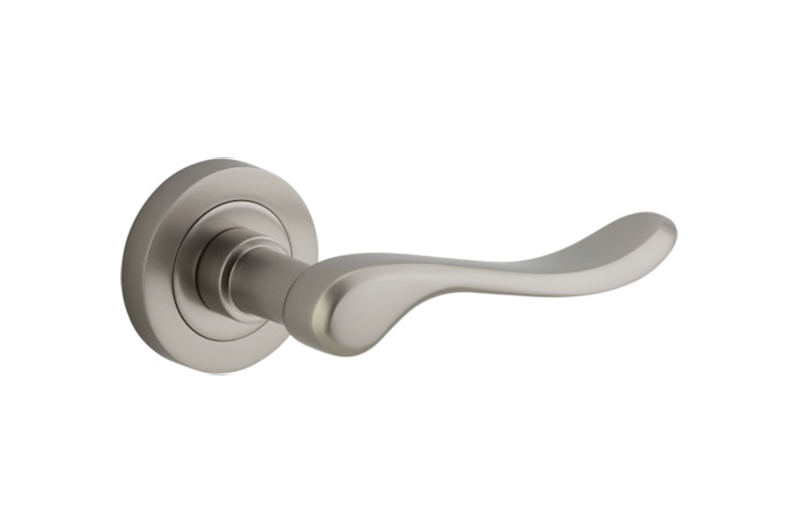 Stirling Door Lever Round Rose
