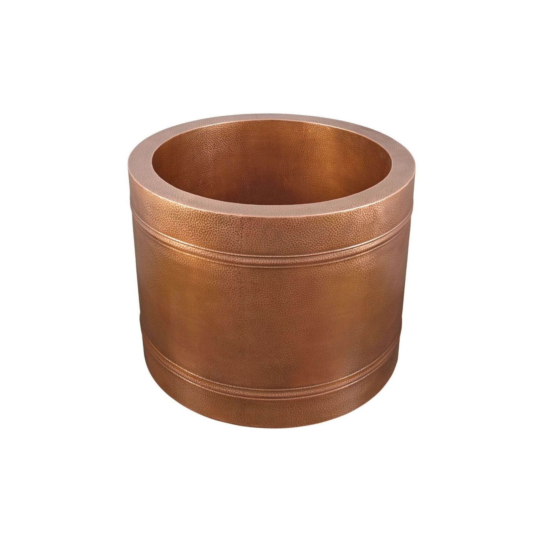 Round Copper Soak Tub 1092mm - CBSMR33 1092