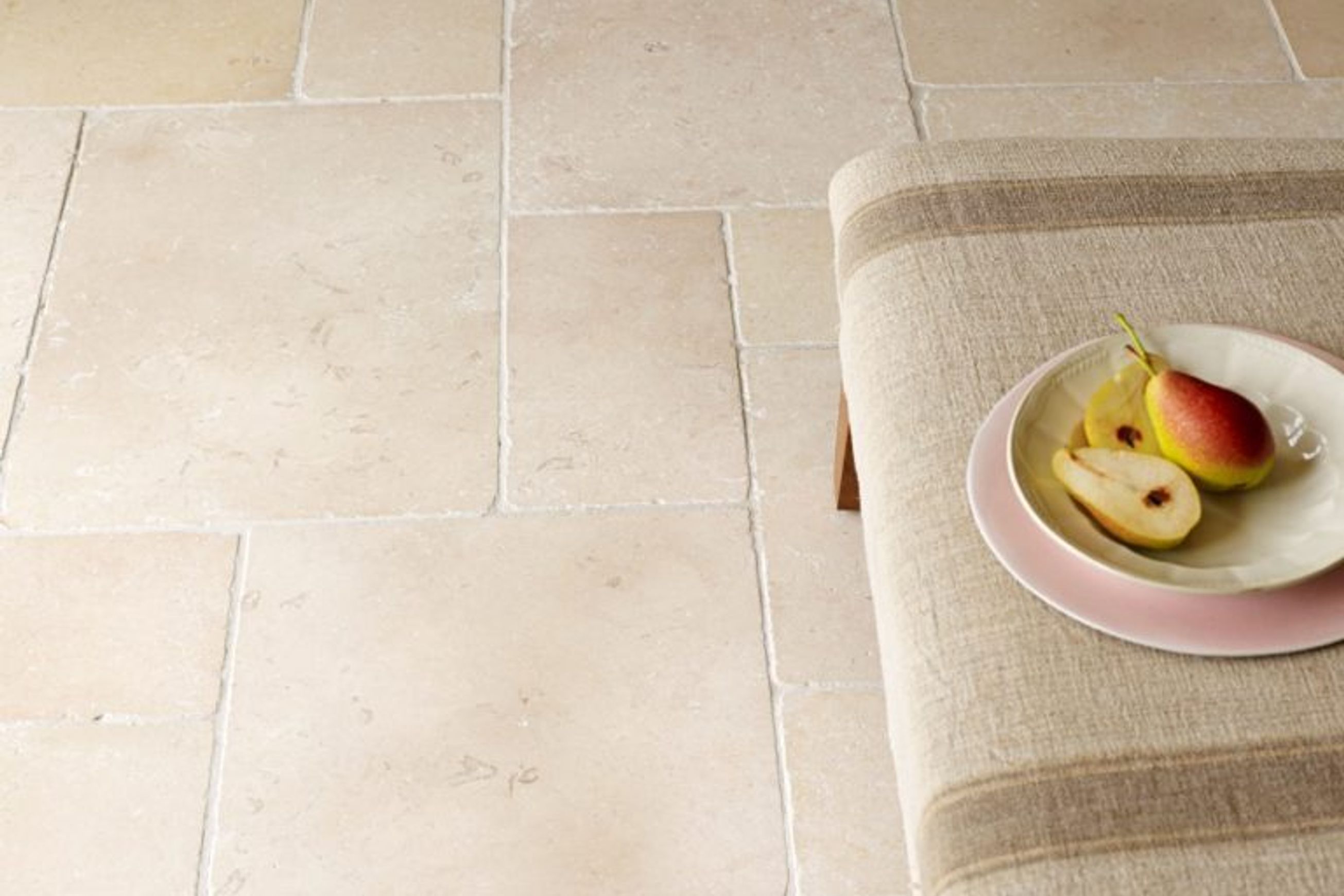 Savana Light Brushed Limestone Tiles